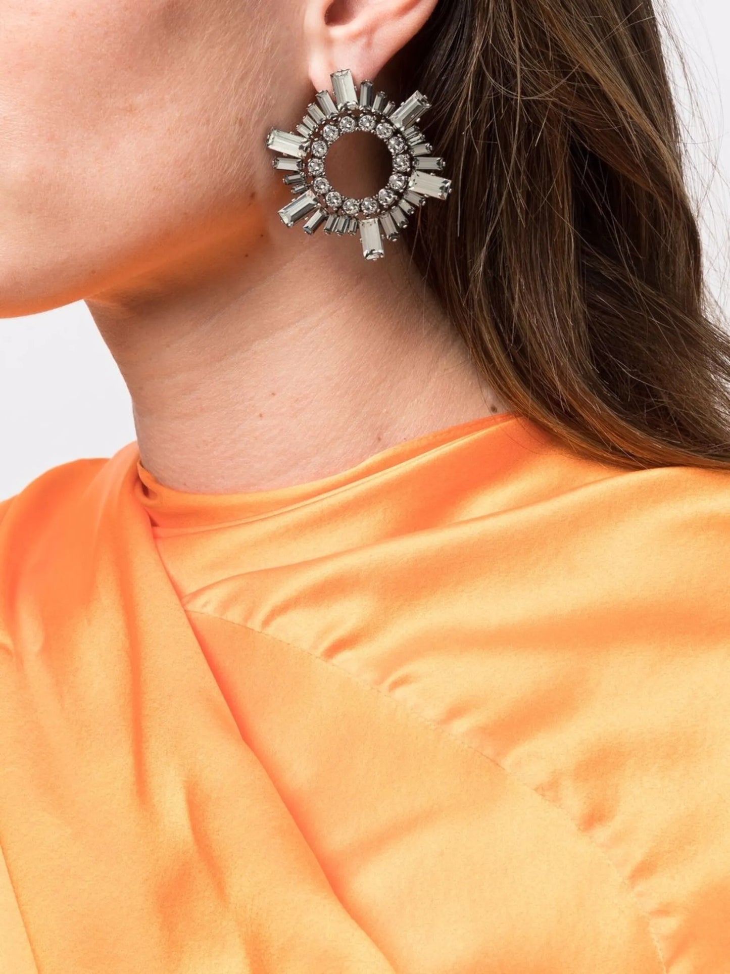 Mini Begum crystal-embellished earrings