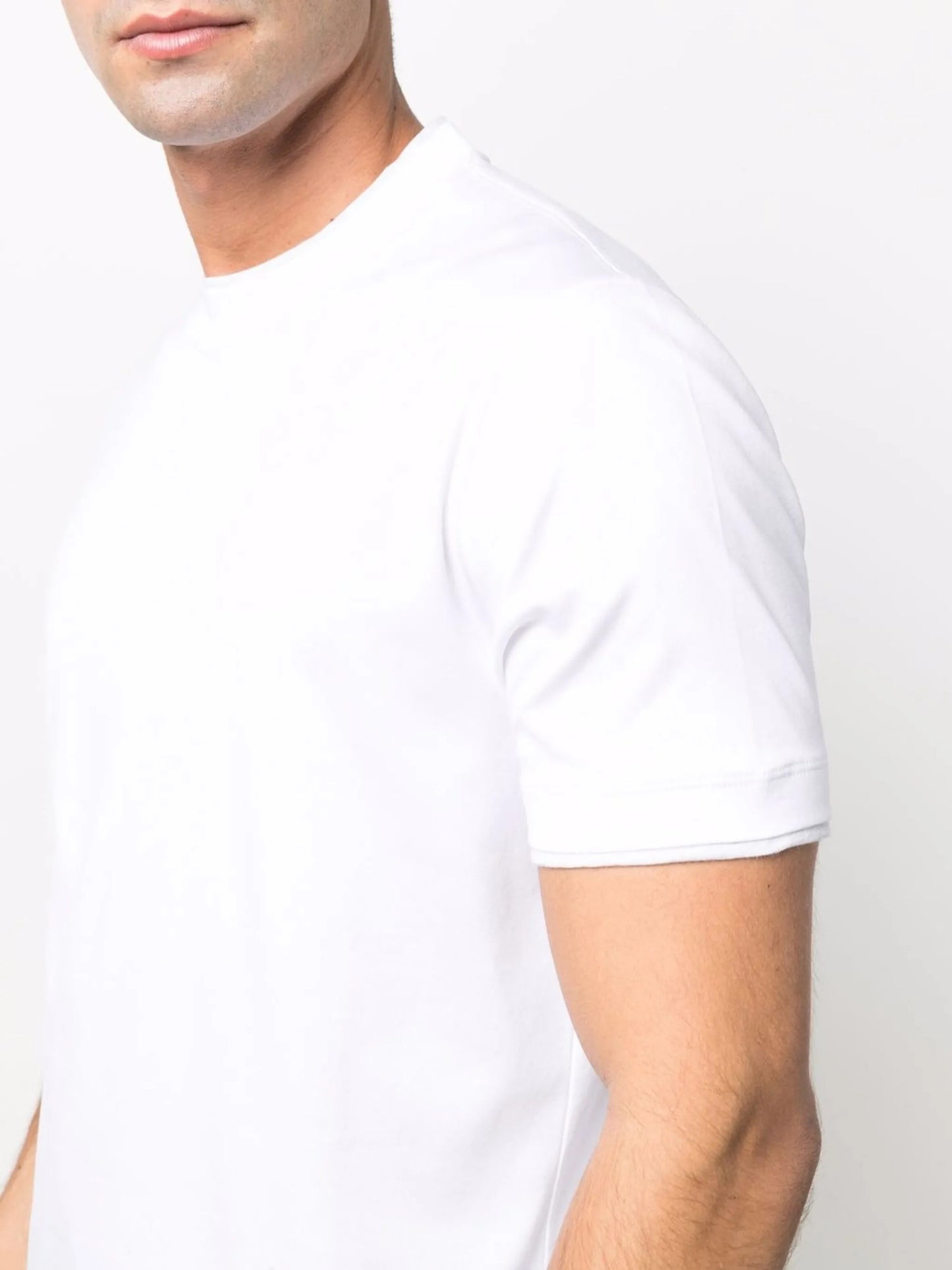 layered-trim cotton T-Shirt