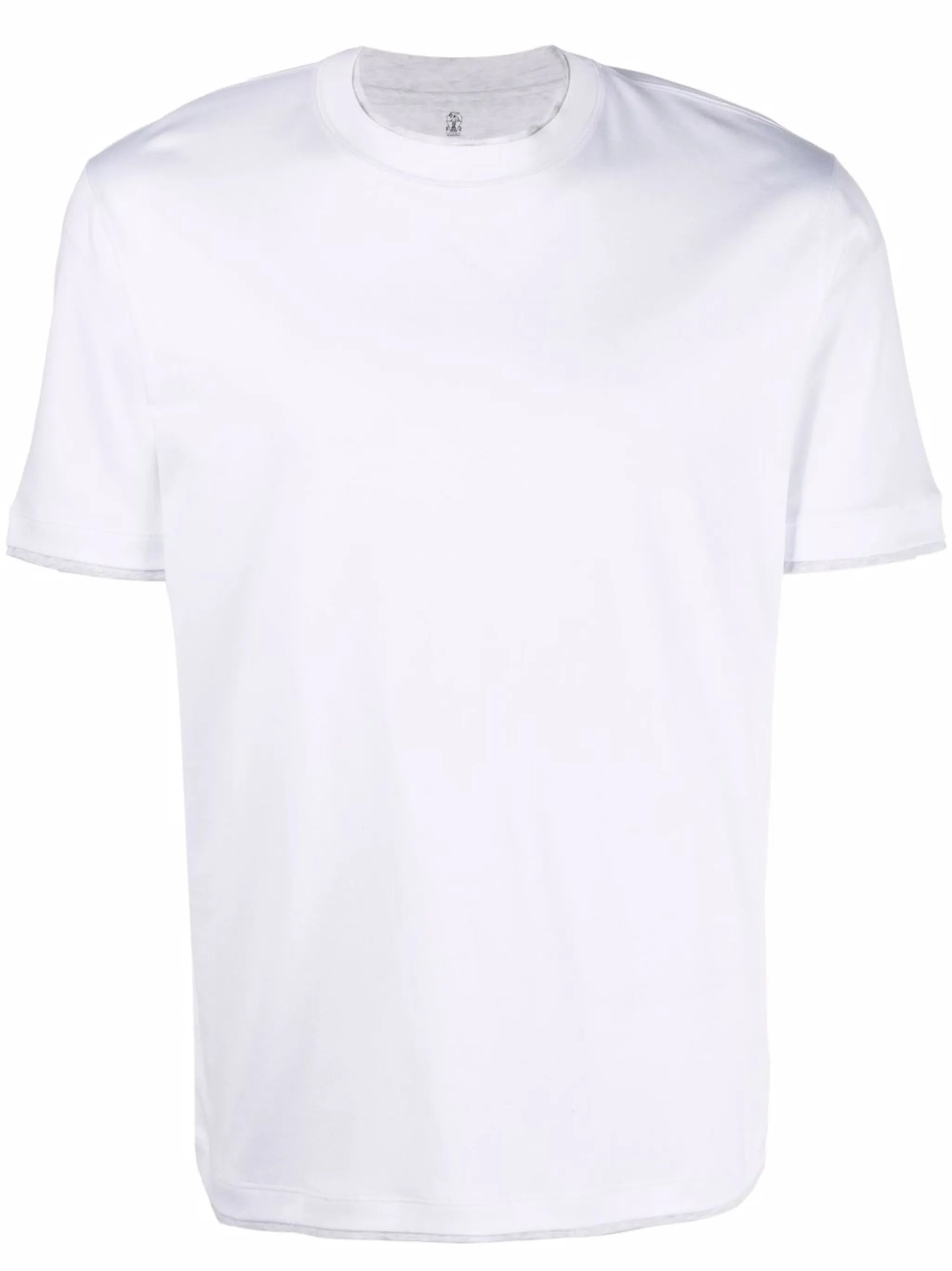 layered-trim cotton T-Shirt