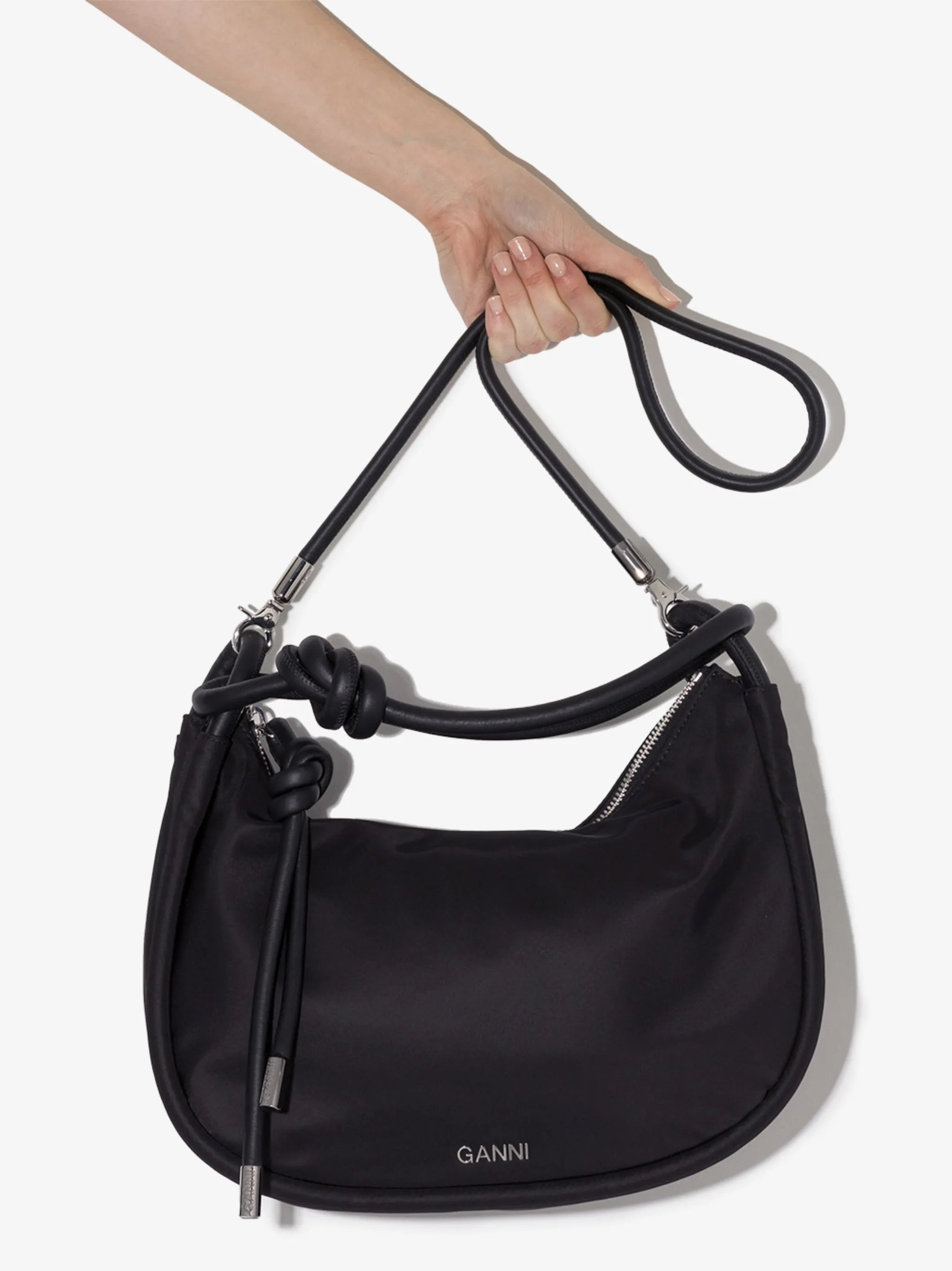 logo-lettering tote bag