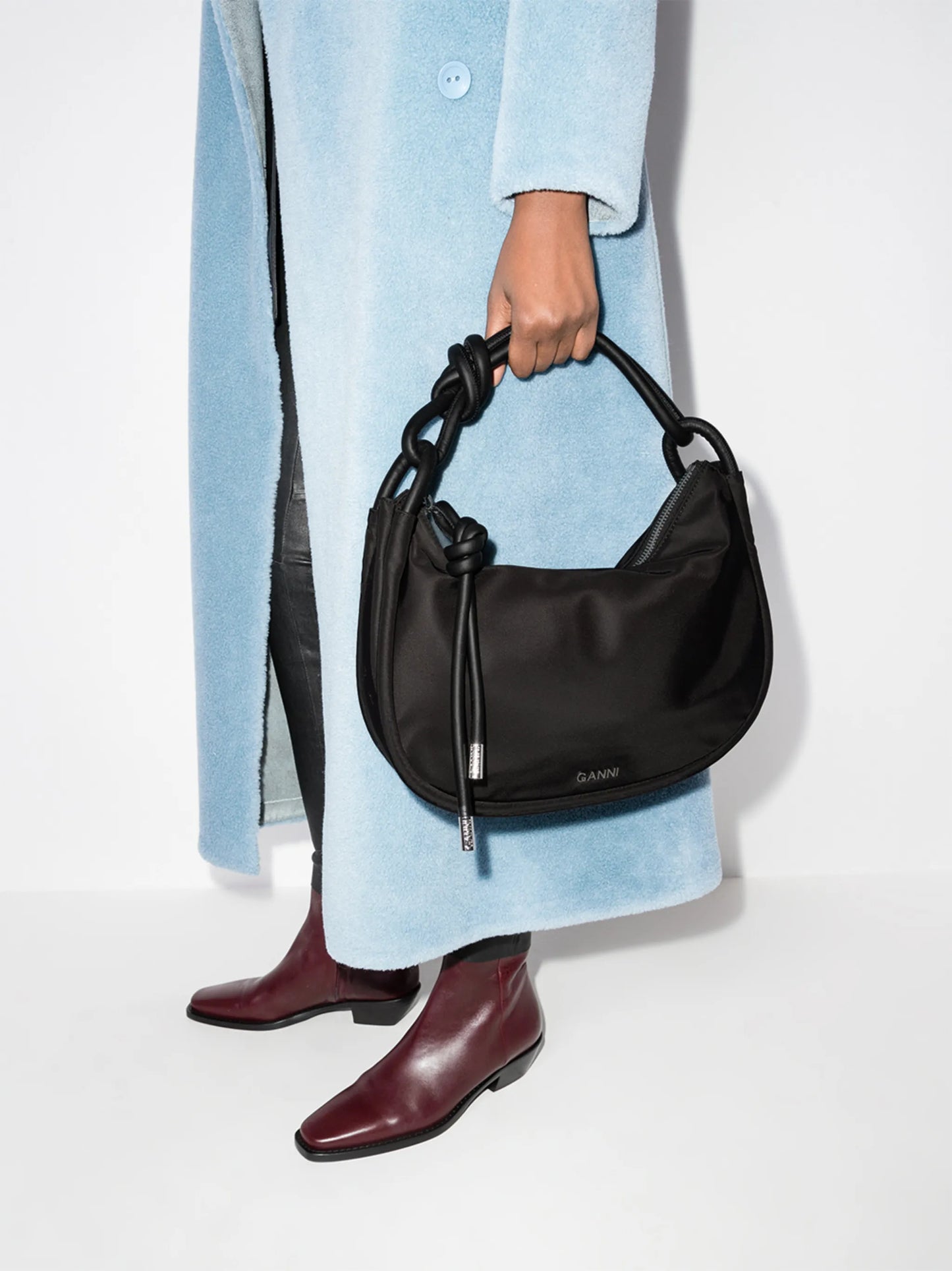 logo-lettering tote bag