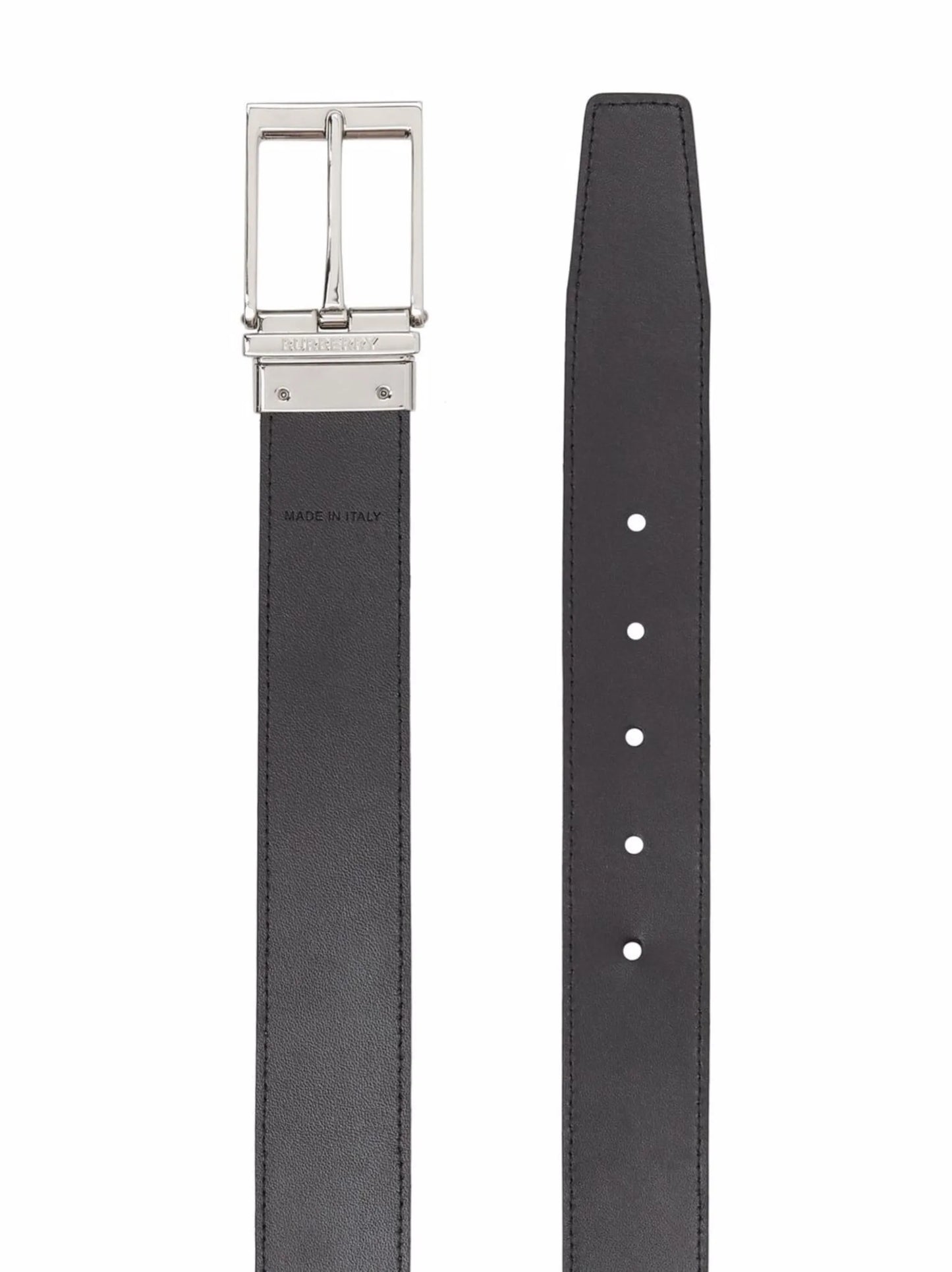 Vintage-Check reversible belt