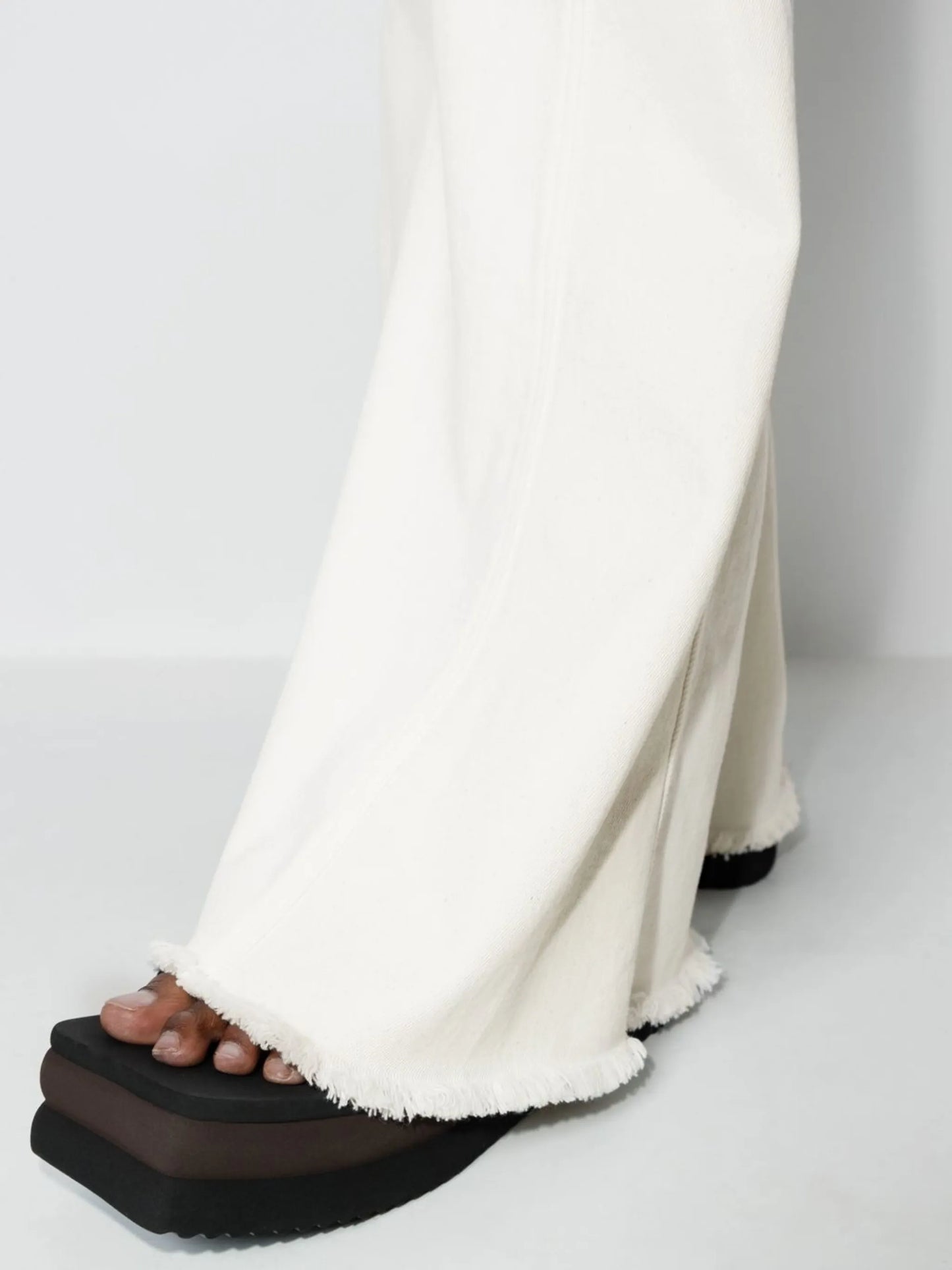 high-rise flared jeans