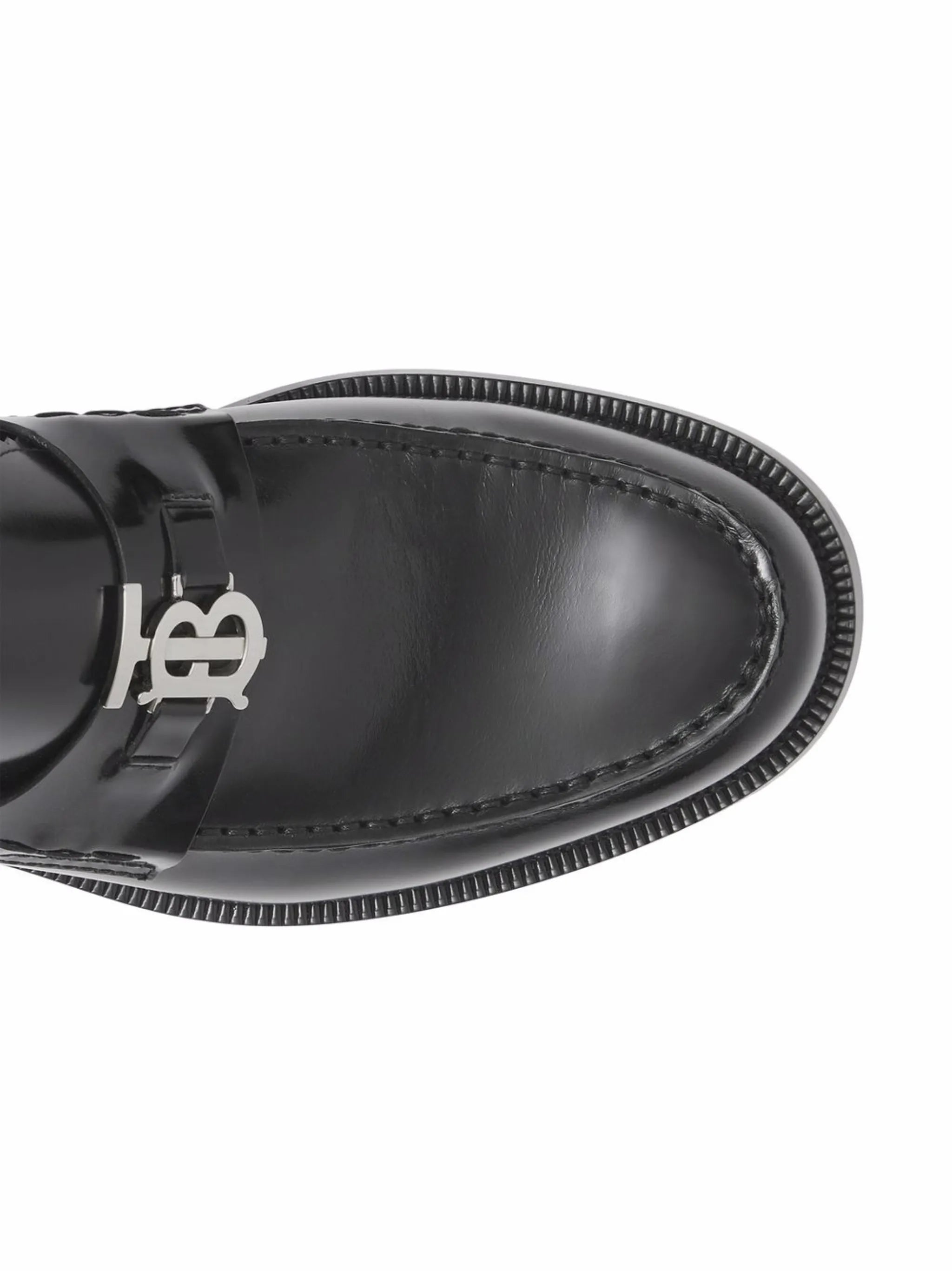 Fred monogram-motif loafers