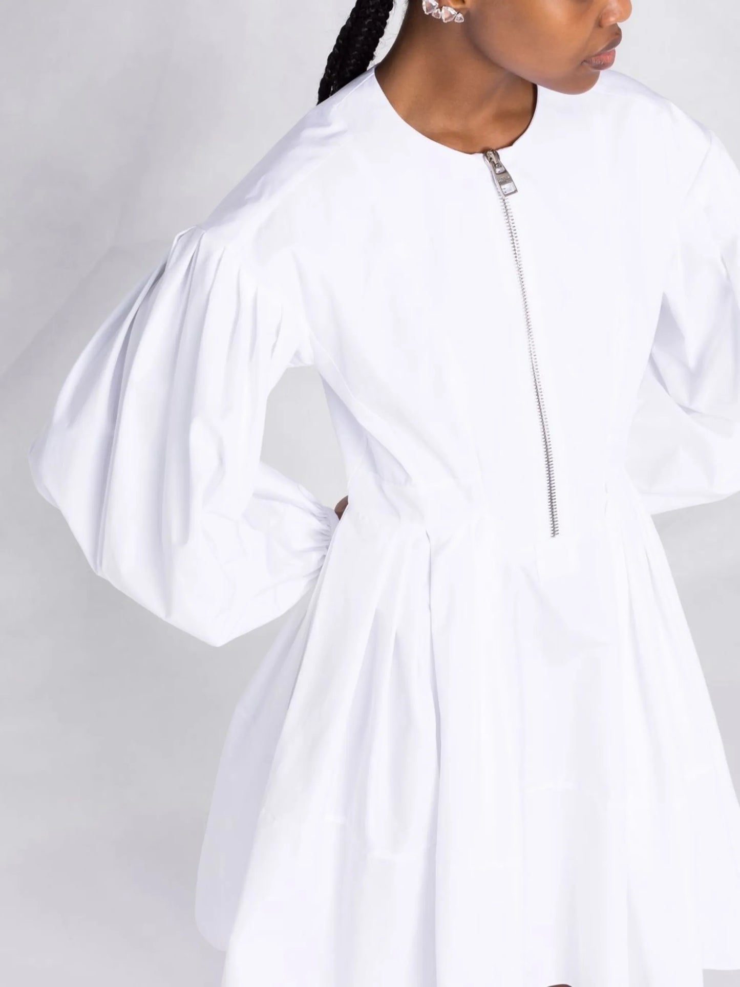 cocoon-sleeve mini dress