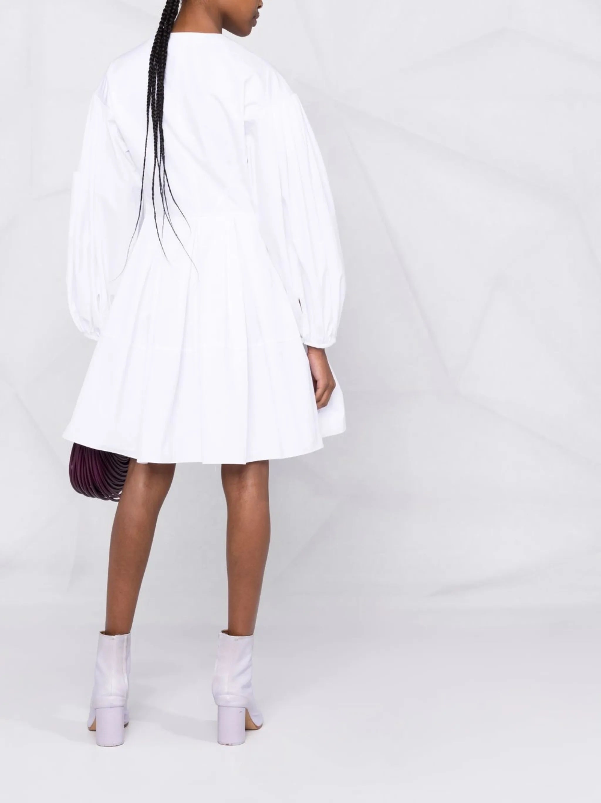 cocoon-sleeve mini dress
