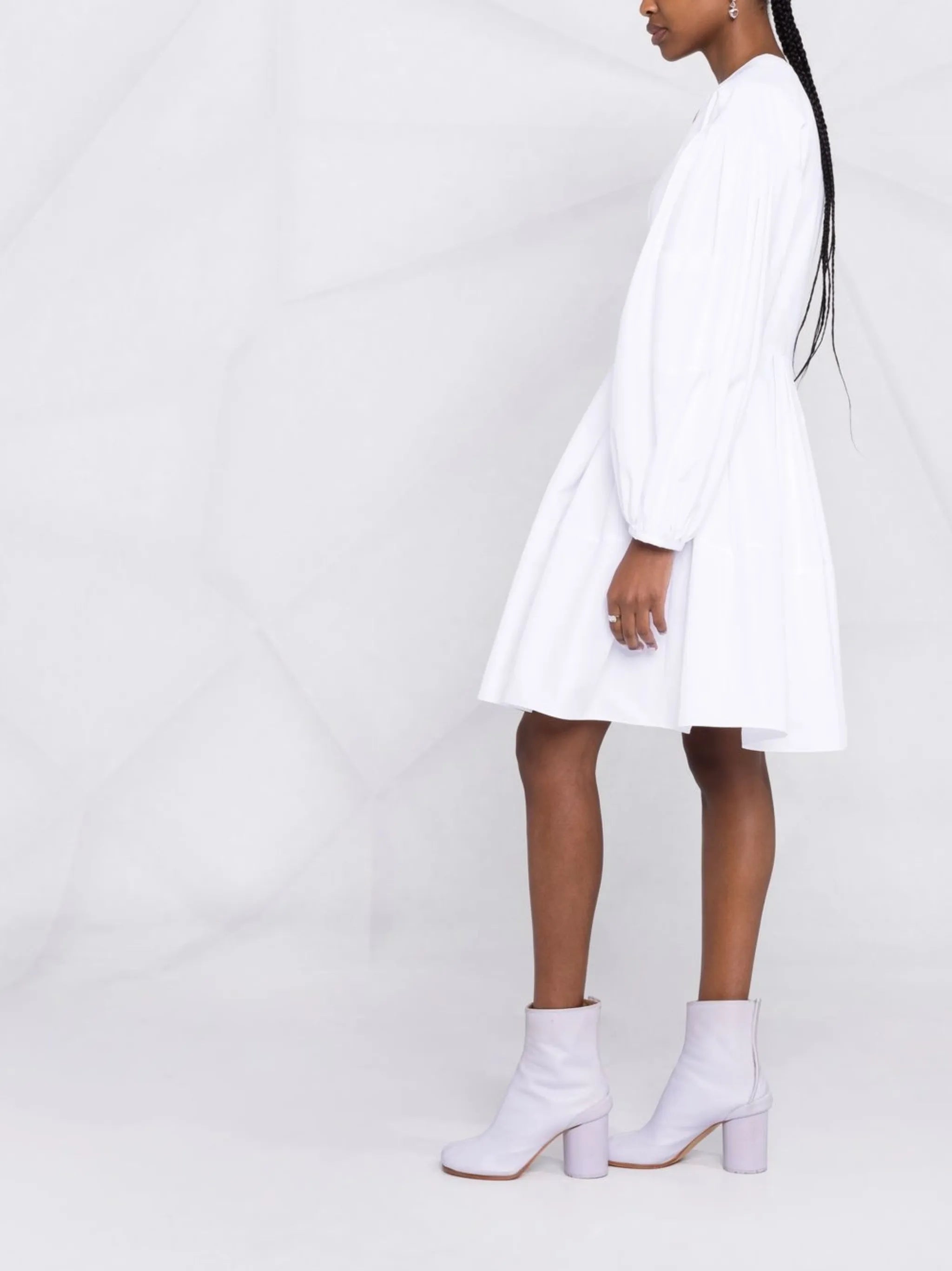 cocoon-sleeve mini dress