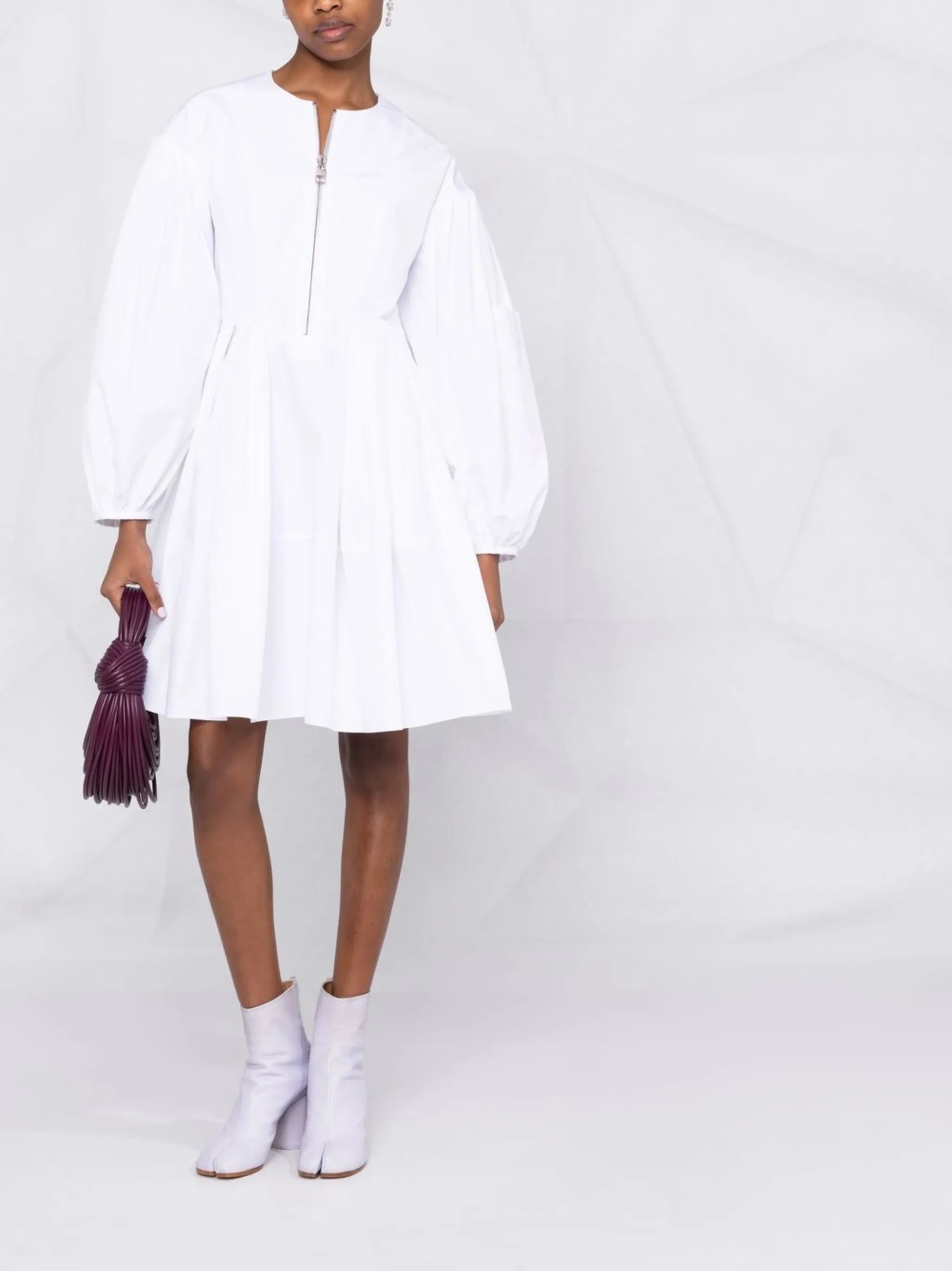 cocoon-sleeve mini dress