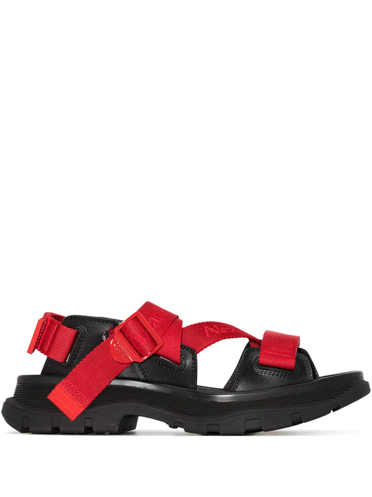 Tread logo-tape sandals