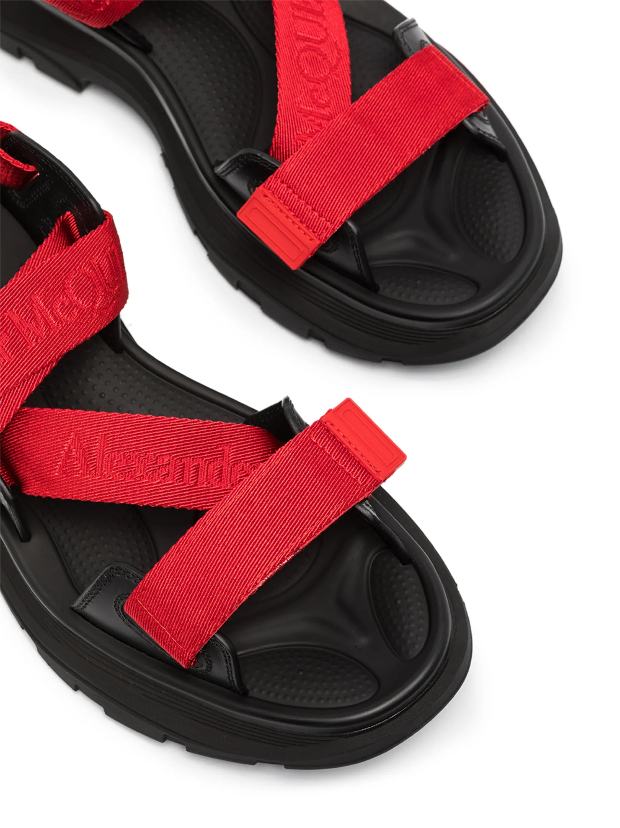 Tread logo-tape sandals