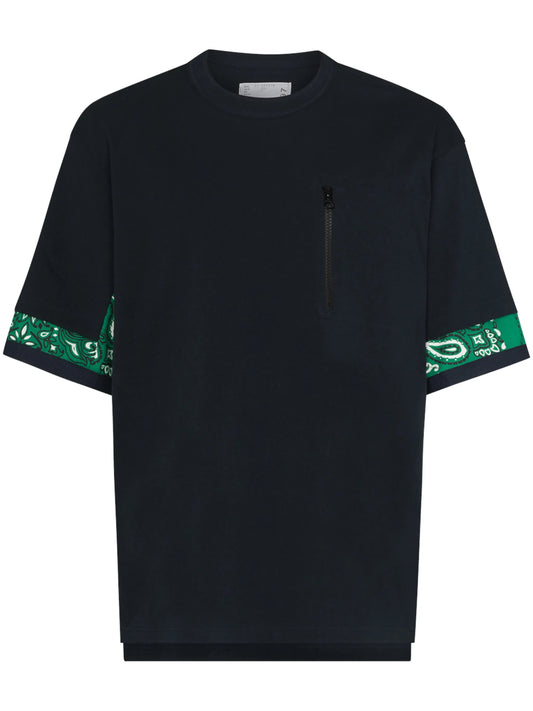 bandana-print cotton T-shirt