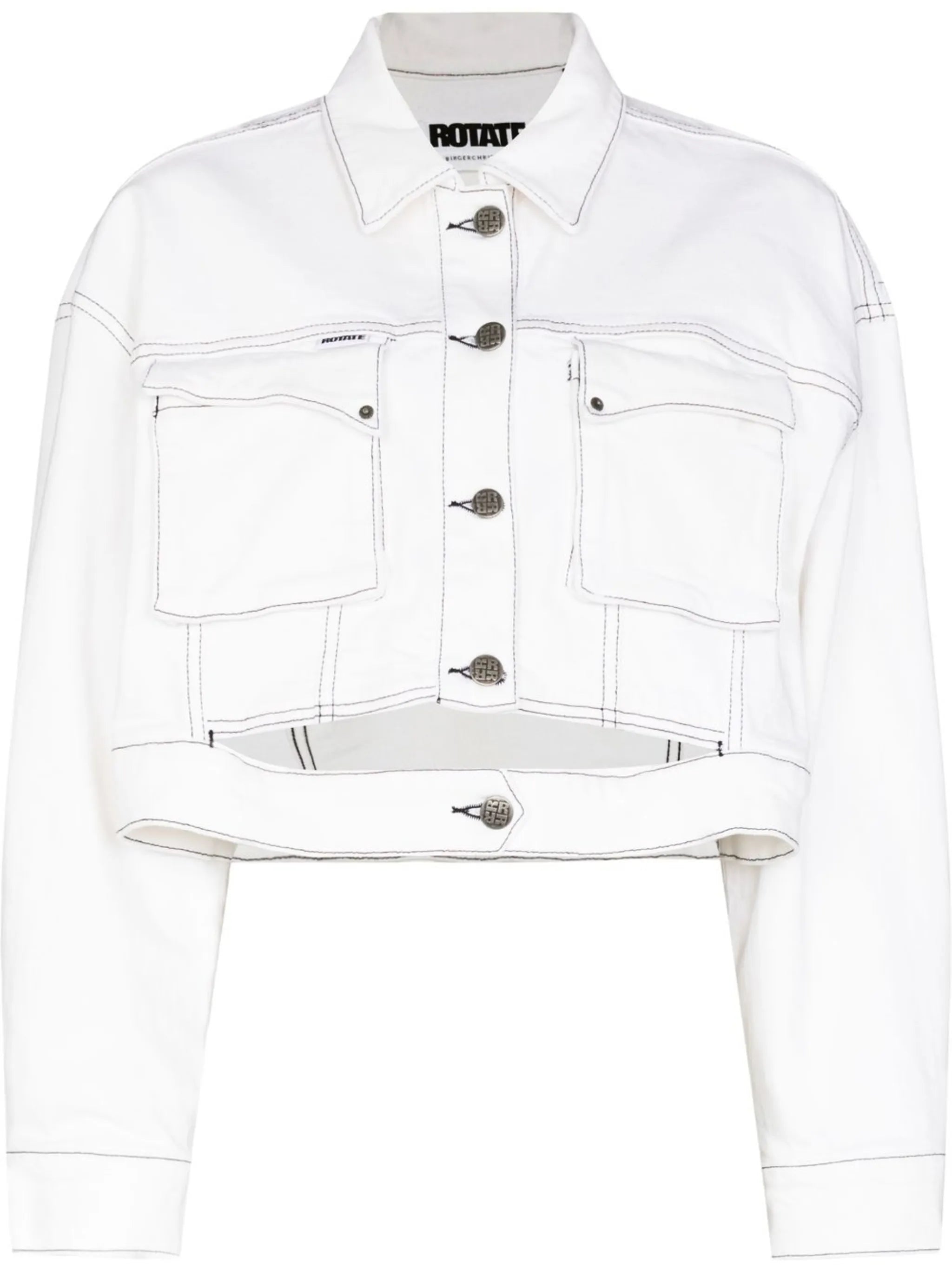cropped denim jacket