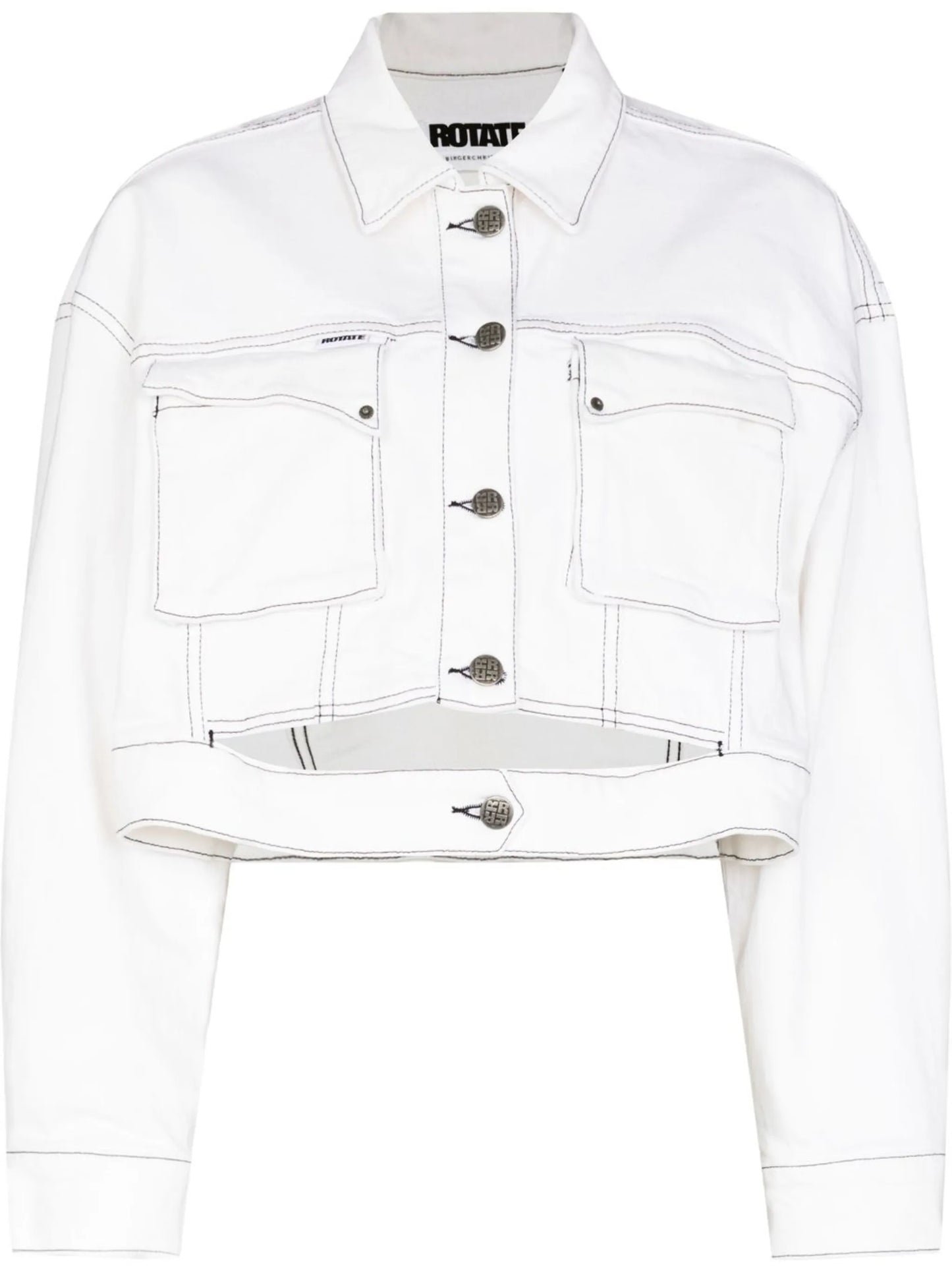cropped denim jacket
