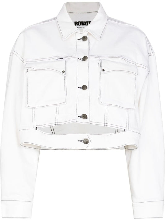 cropped denim jacket
