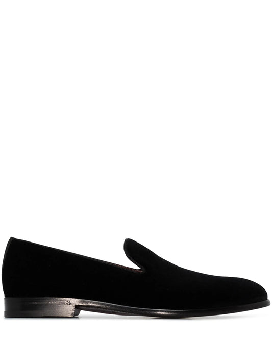 Leonardo velvet slippers