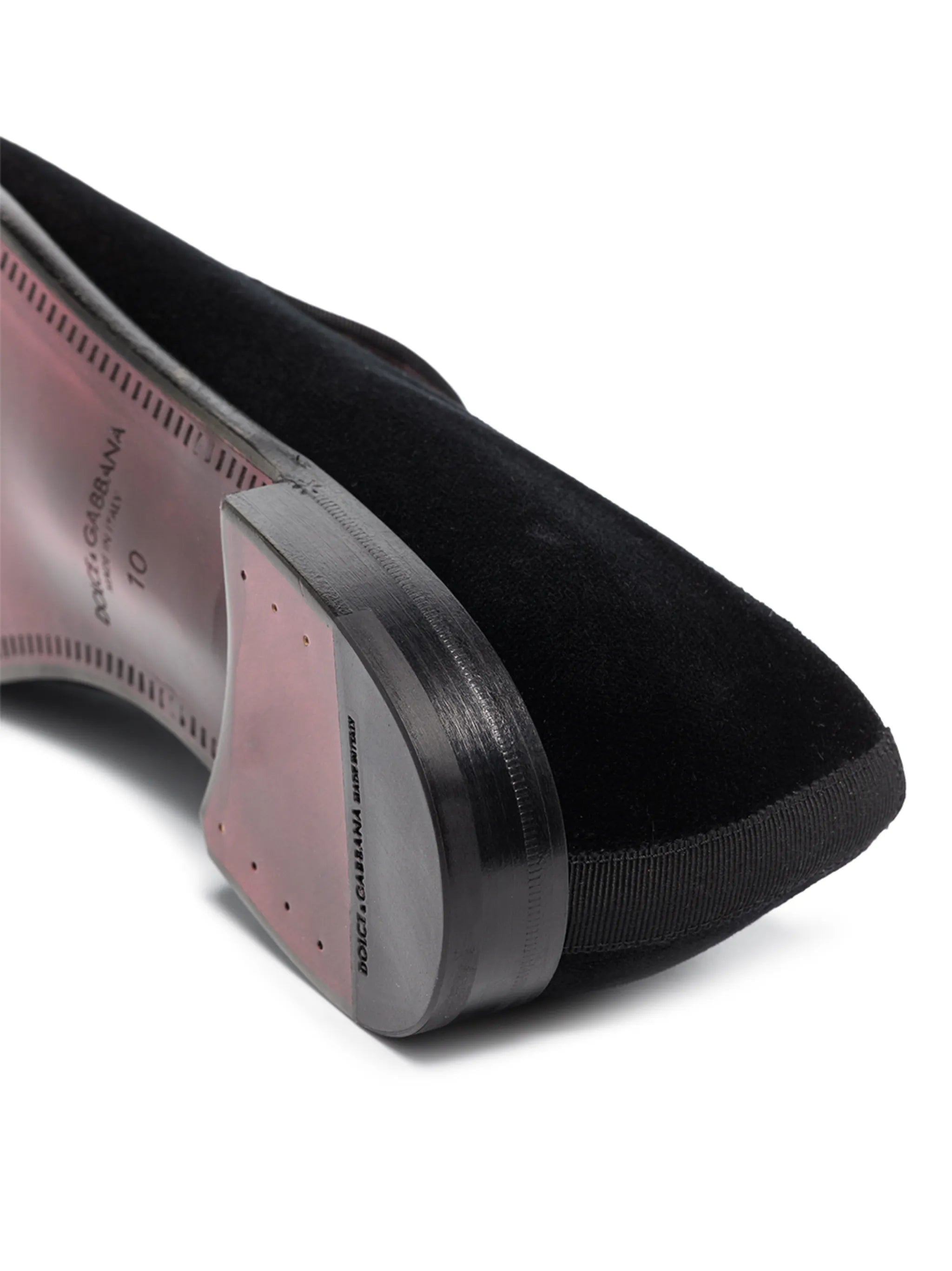 Leonardo velvet slippers