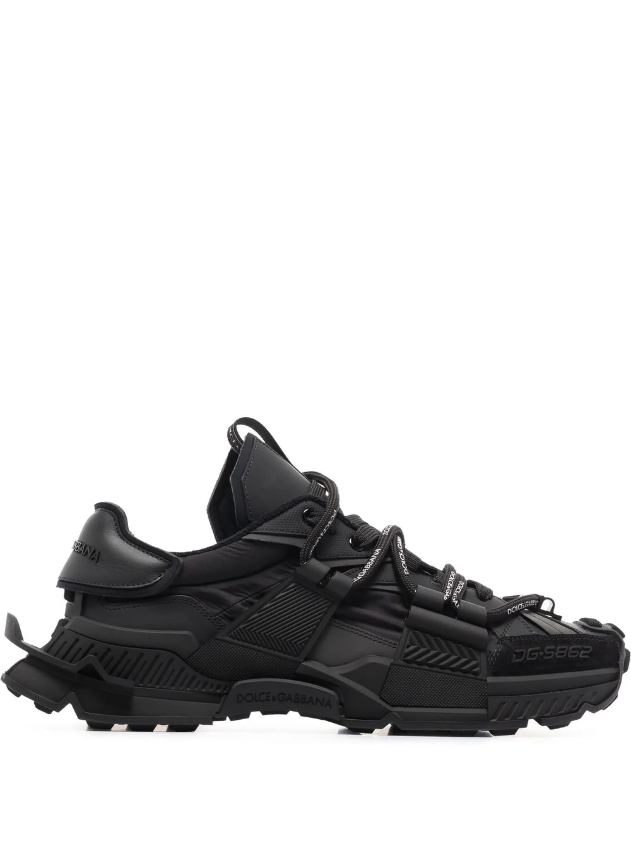 Space chunky low-top sneakers