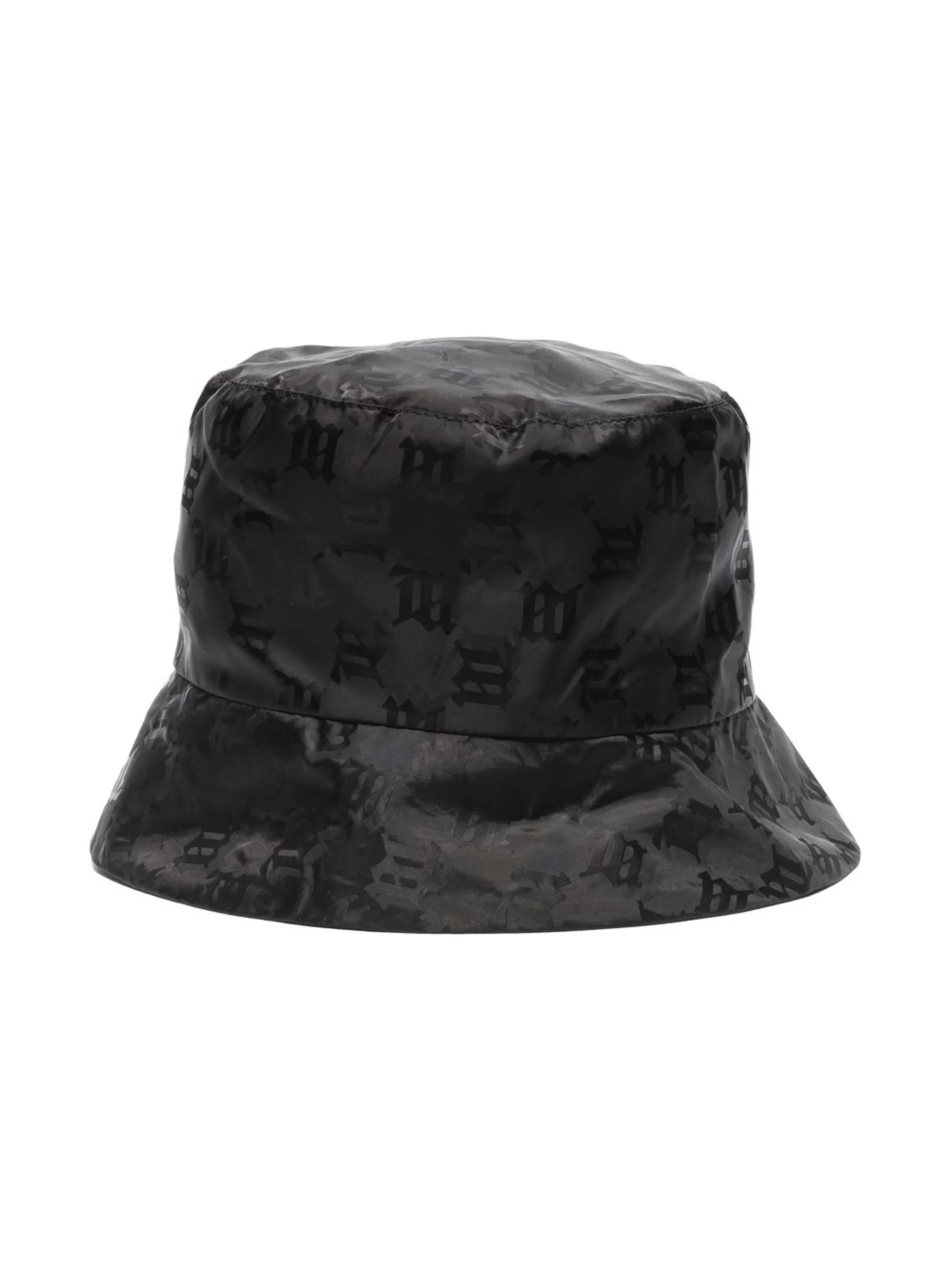 monogram-print bucket hat