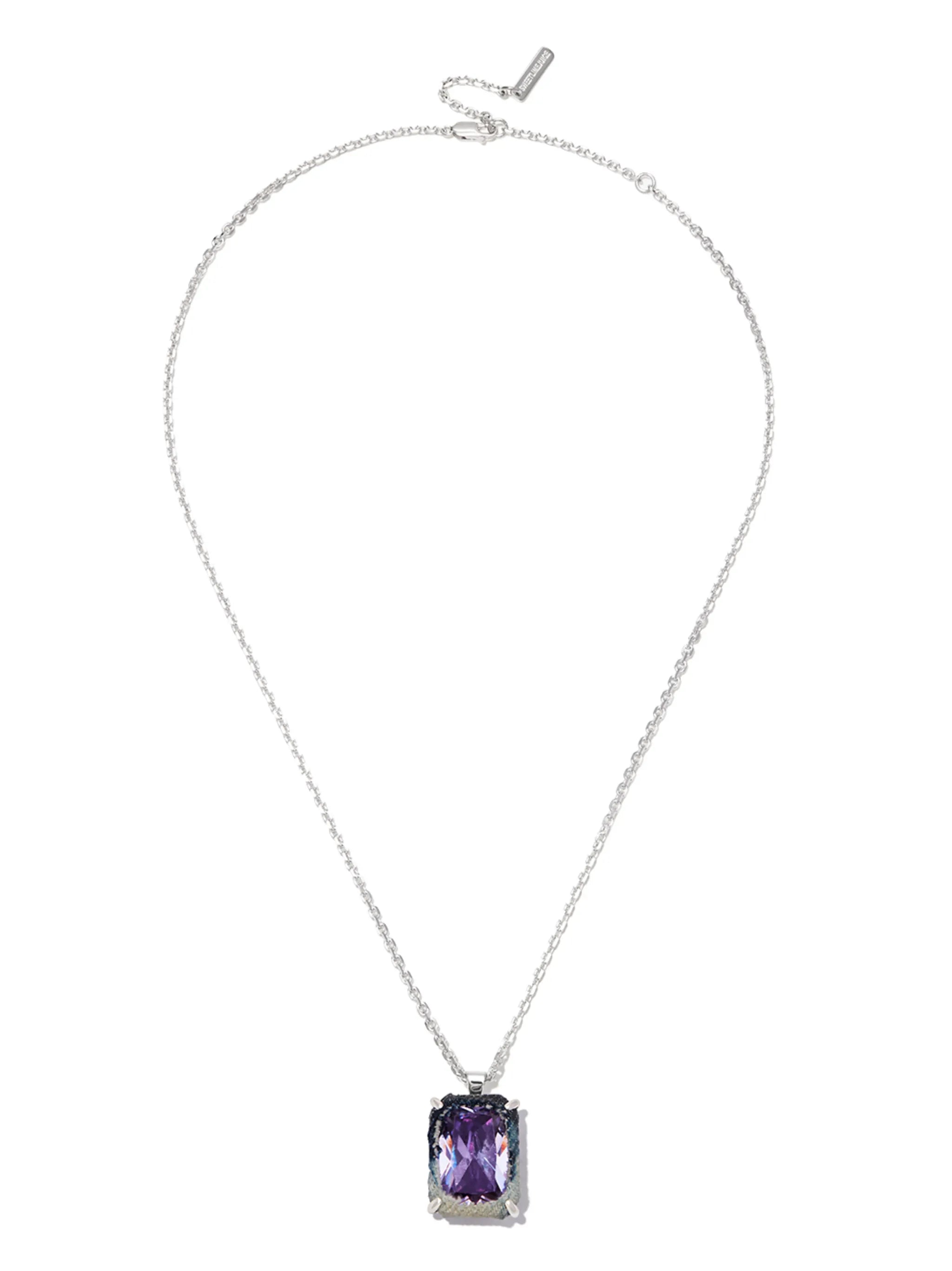 crystal-embellished pendant necklace