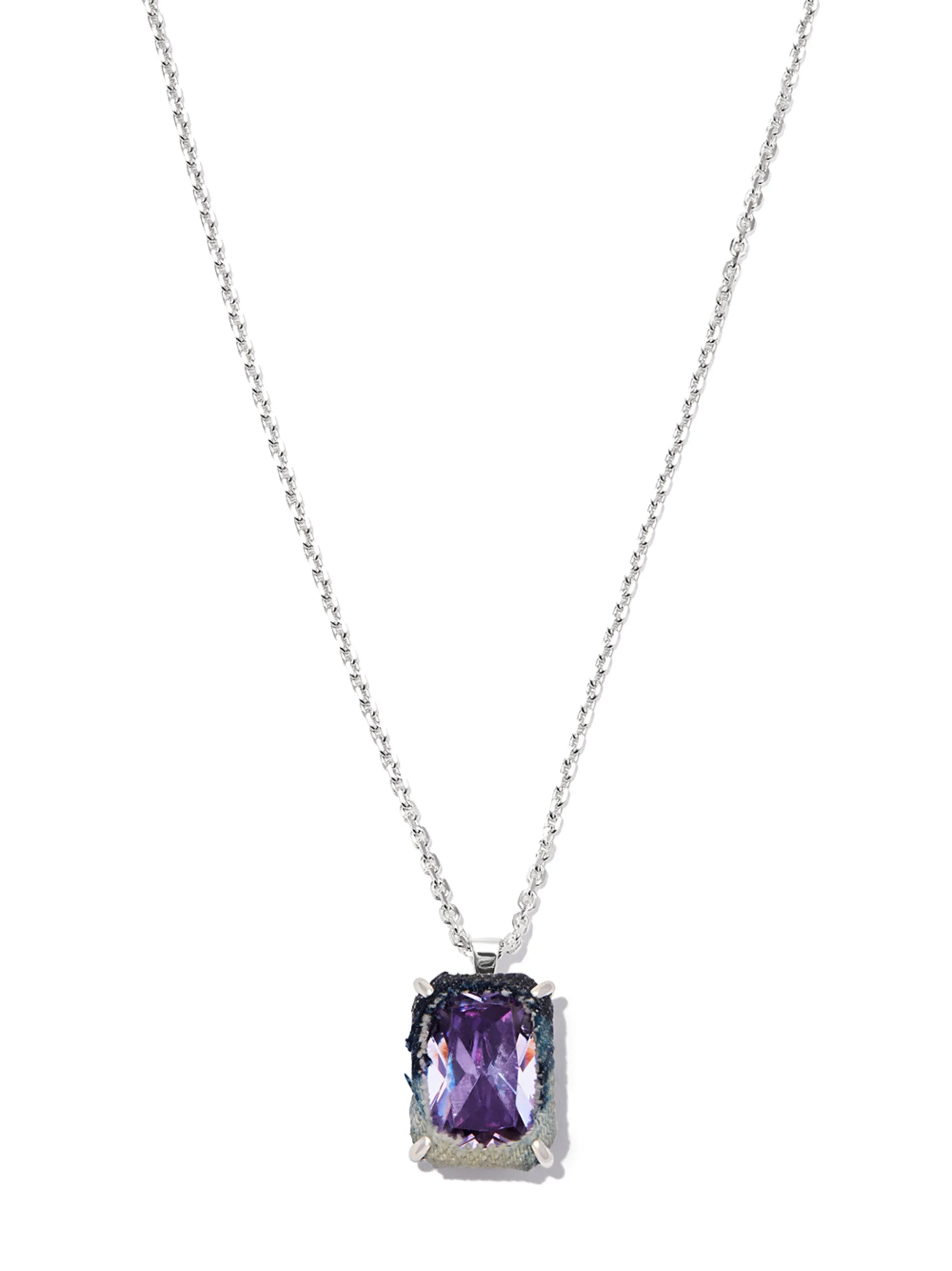 crystal-embellished pendant necklace