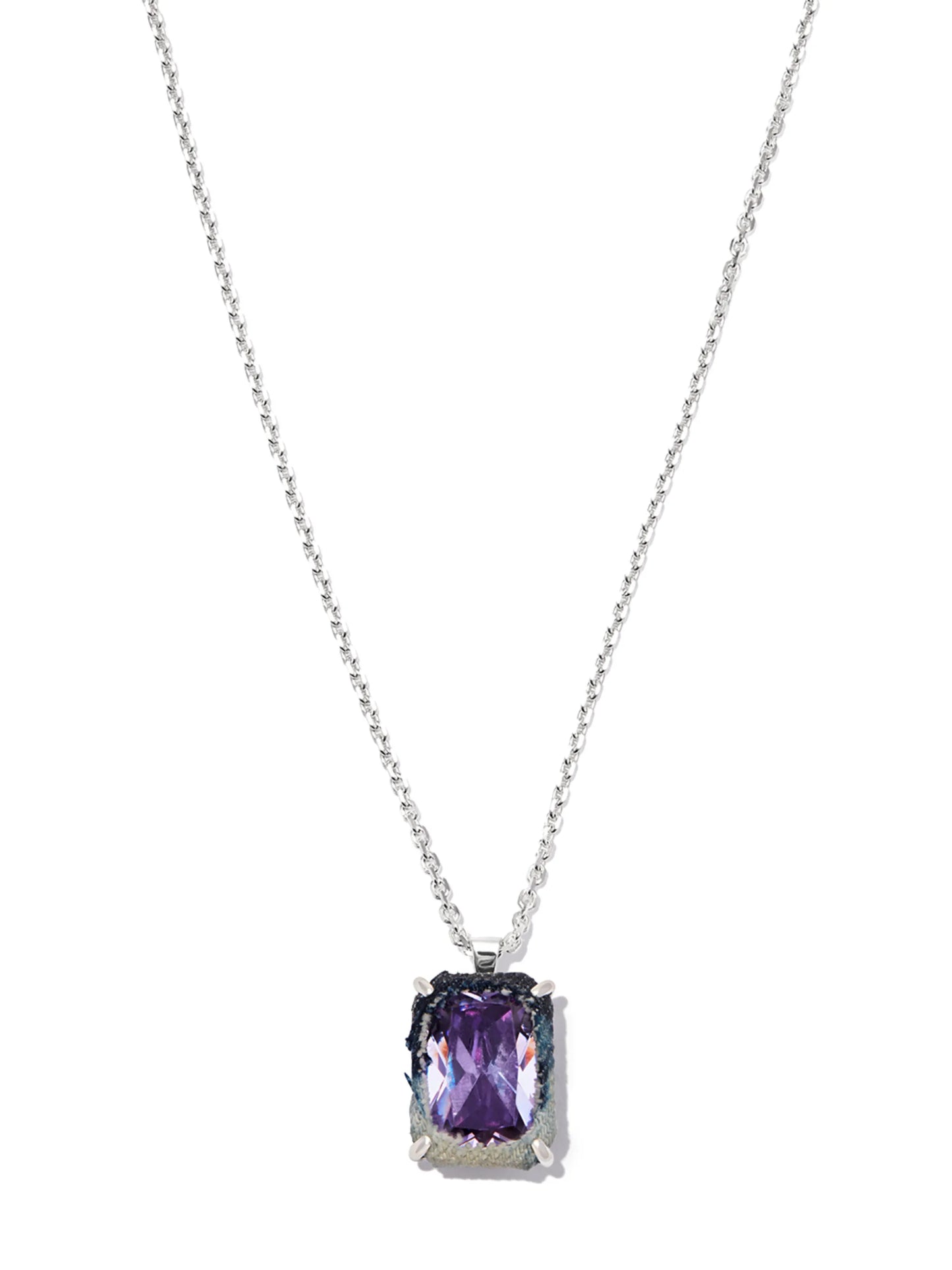 crystal-embellished pendant necklace