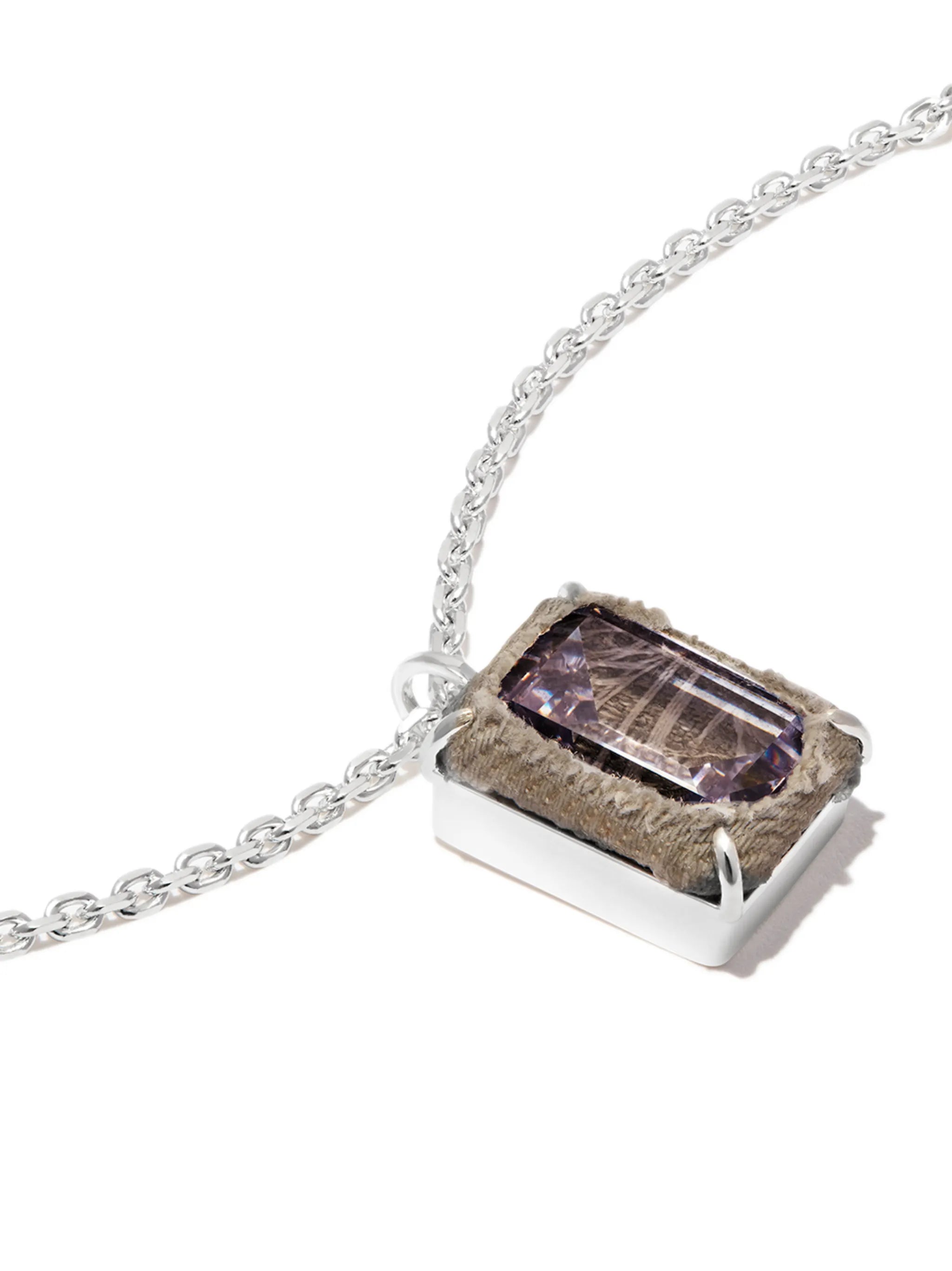 crystal-embellished pendant necklace