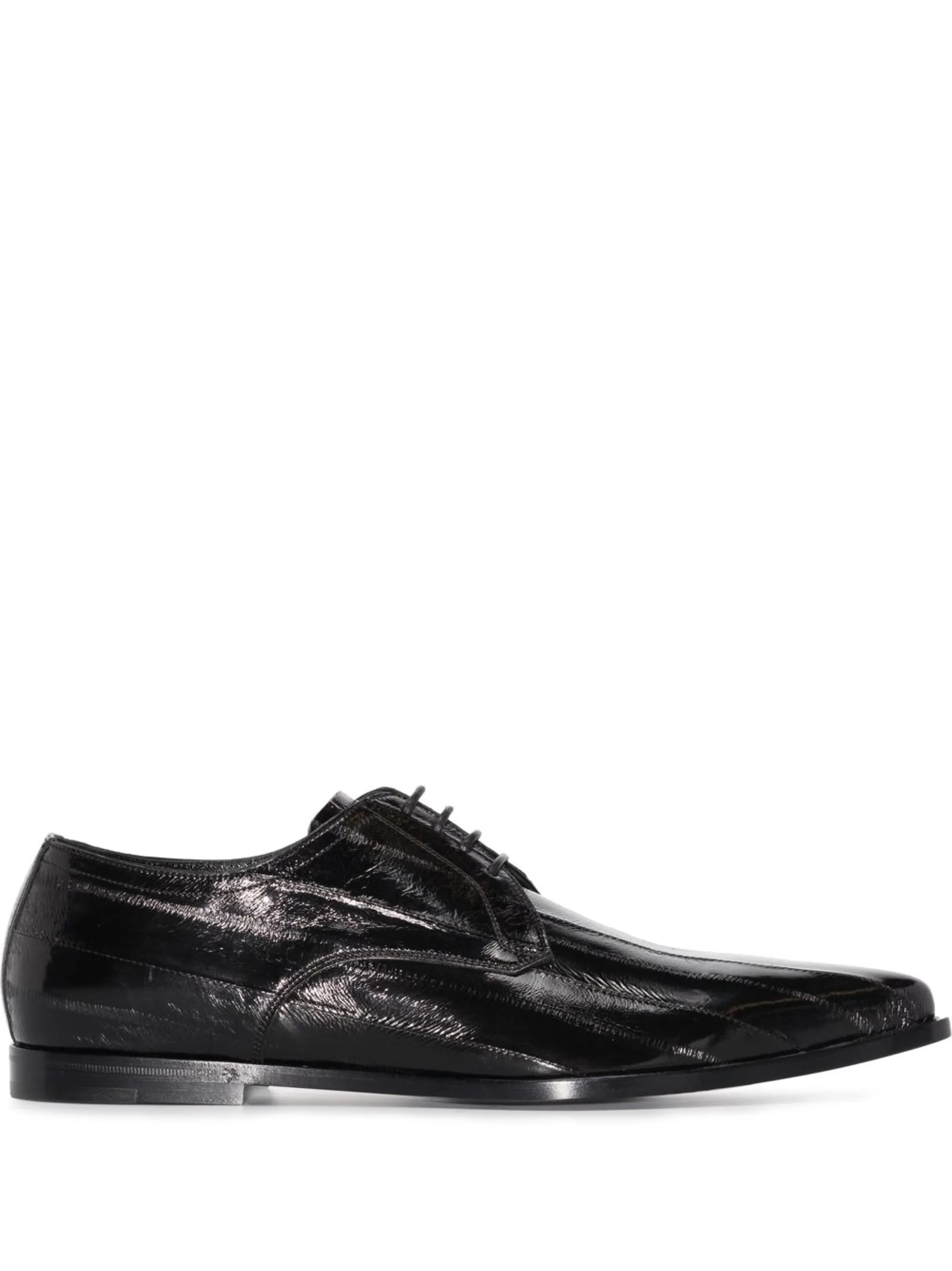 point-toe Derby shoes