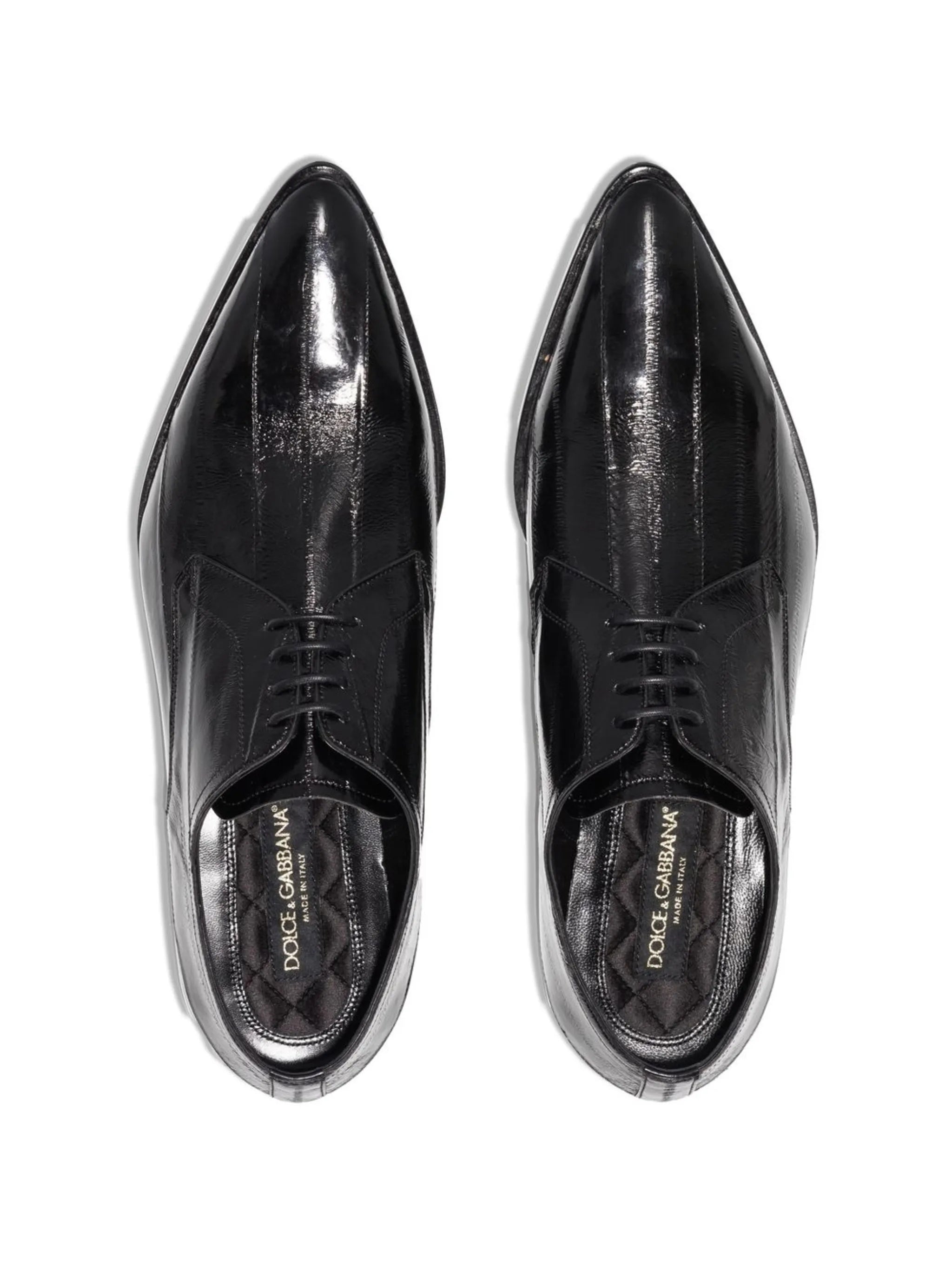 point-toe Derby shoes