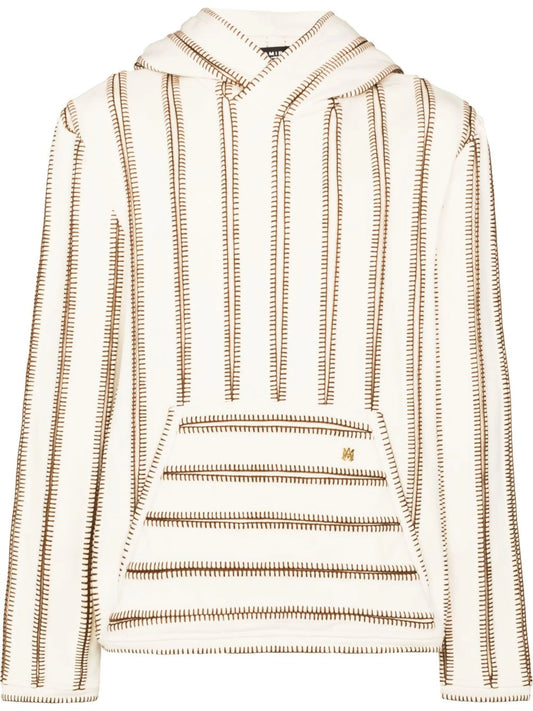 contrast-stitch sweatshirt