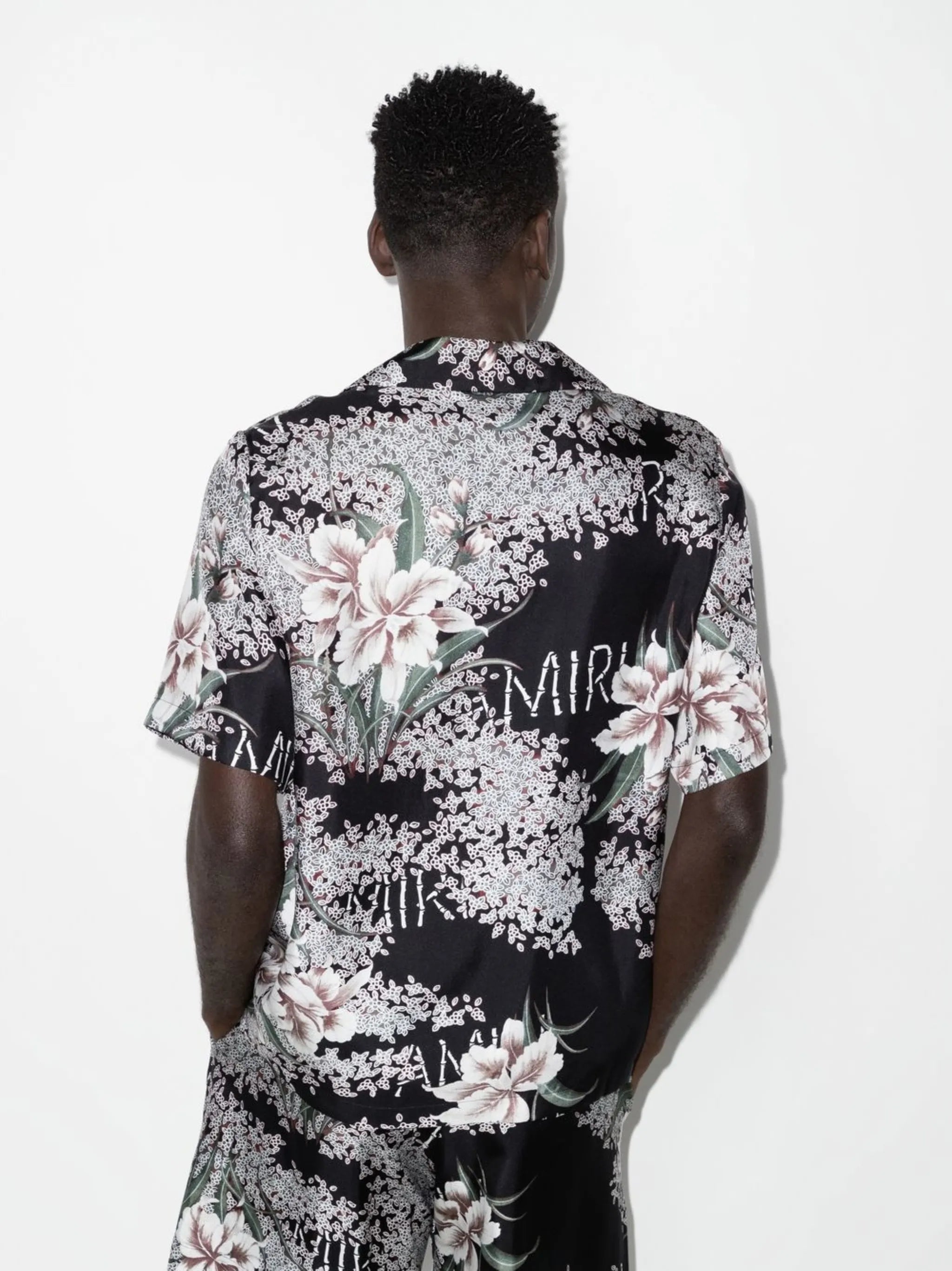 Hibiscus Tiki bowling shirt