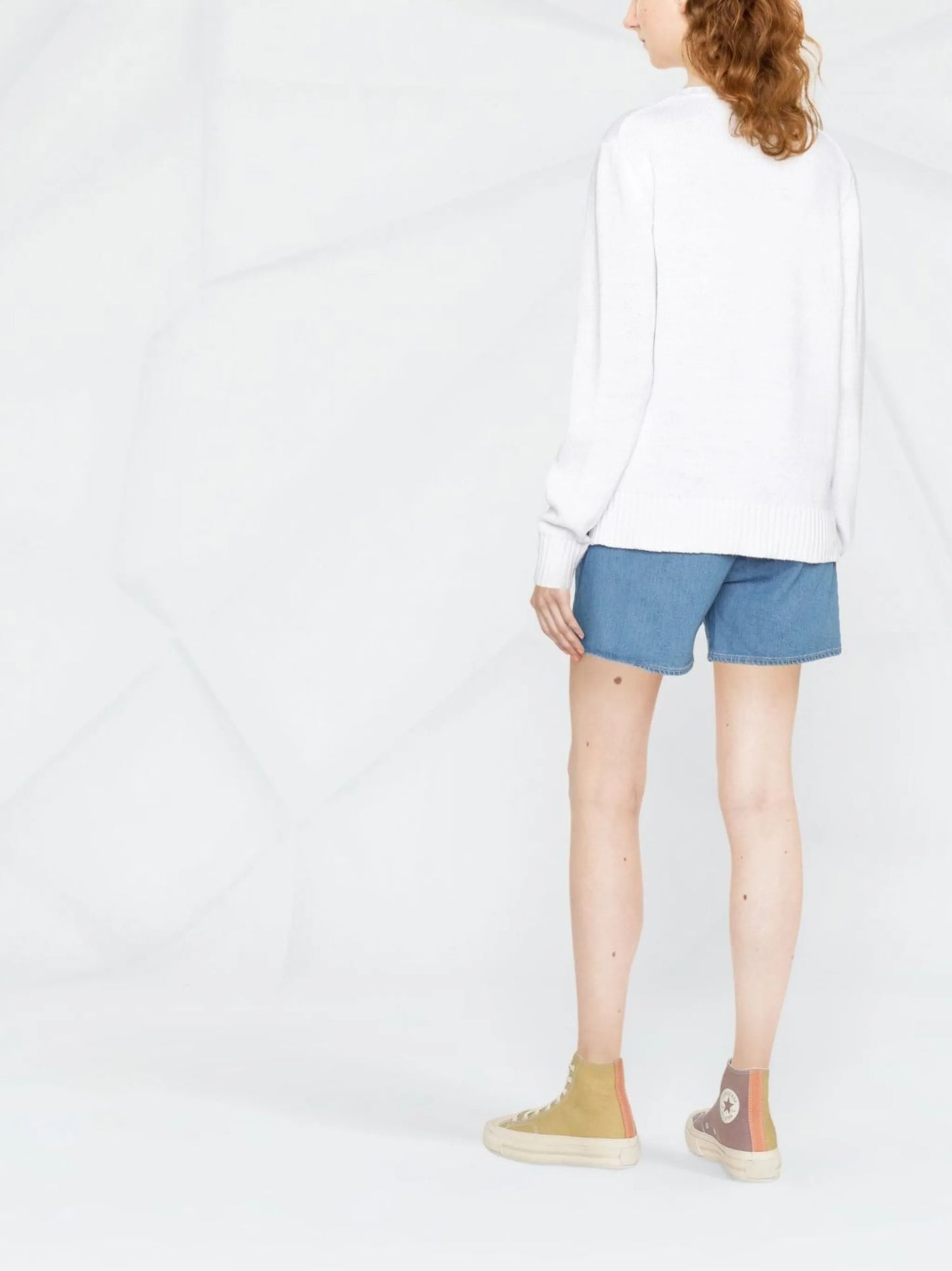 Polo Bear intarsia-knit jumper