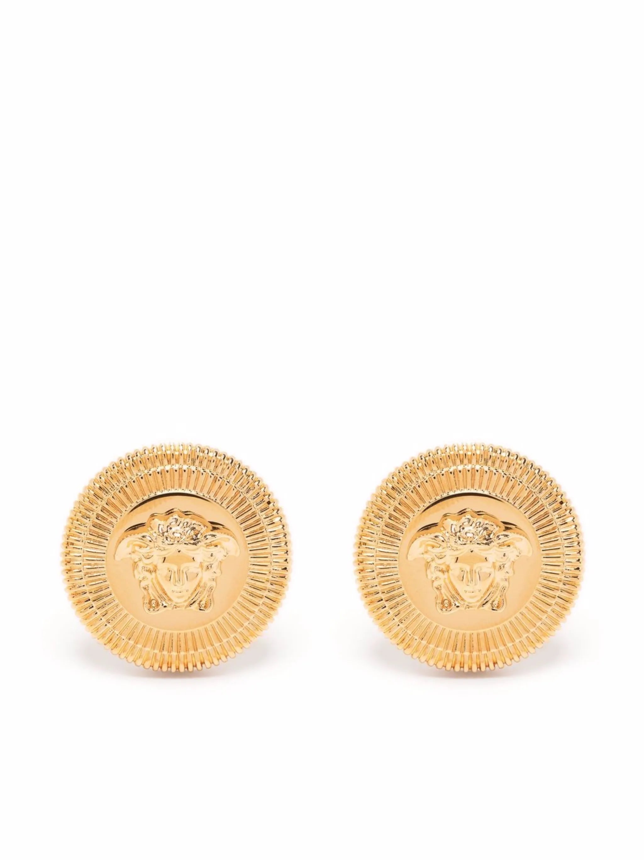 Medusa-detail stud earrings