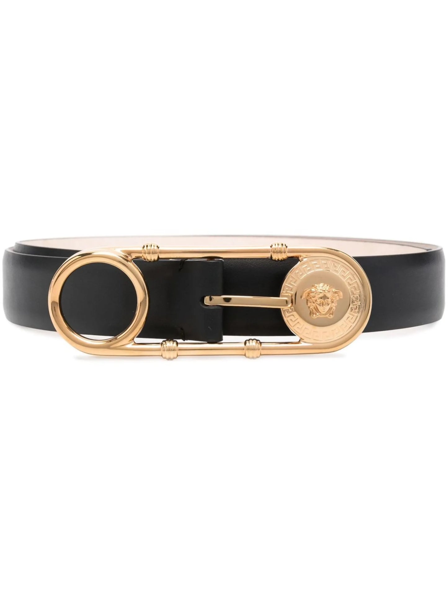 Safety Pin leather belt