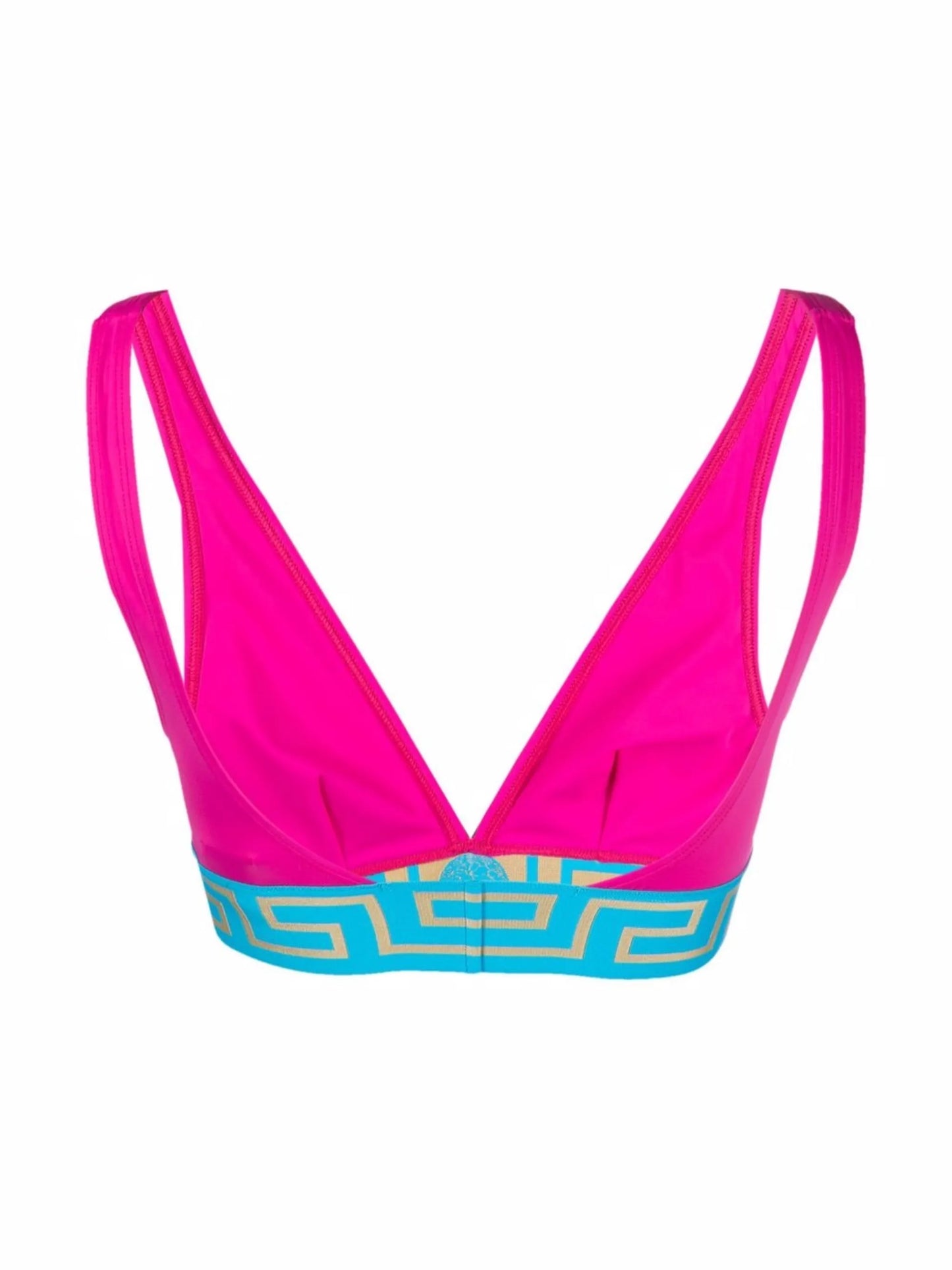 logo triangle bikini top