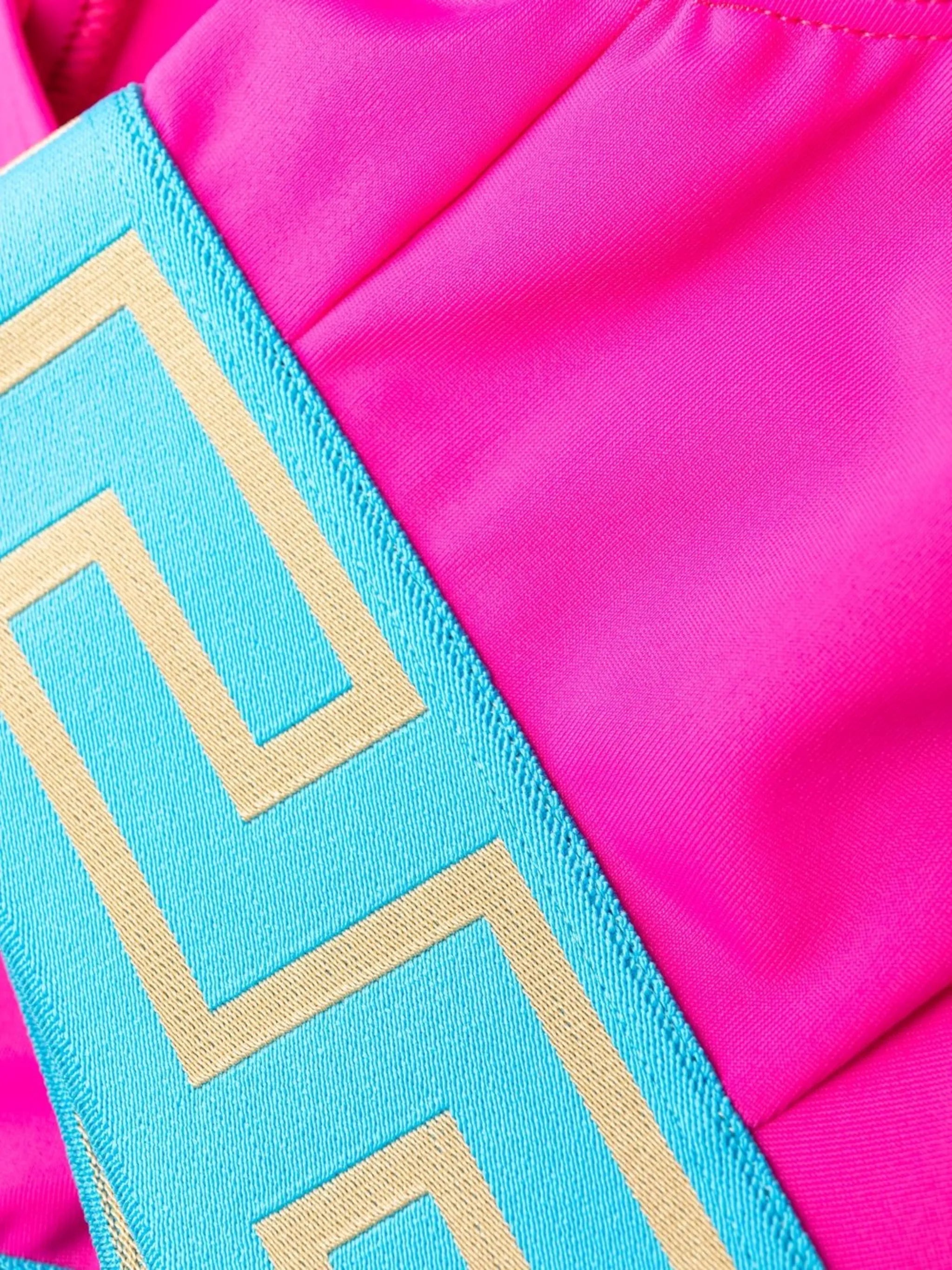 logo triangle bikini top