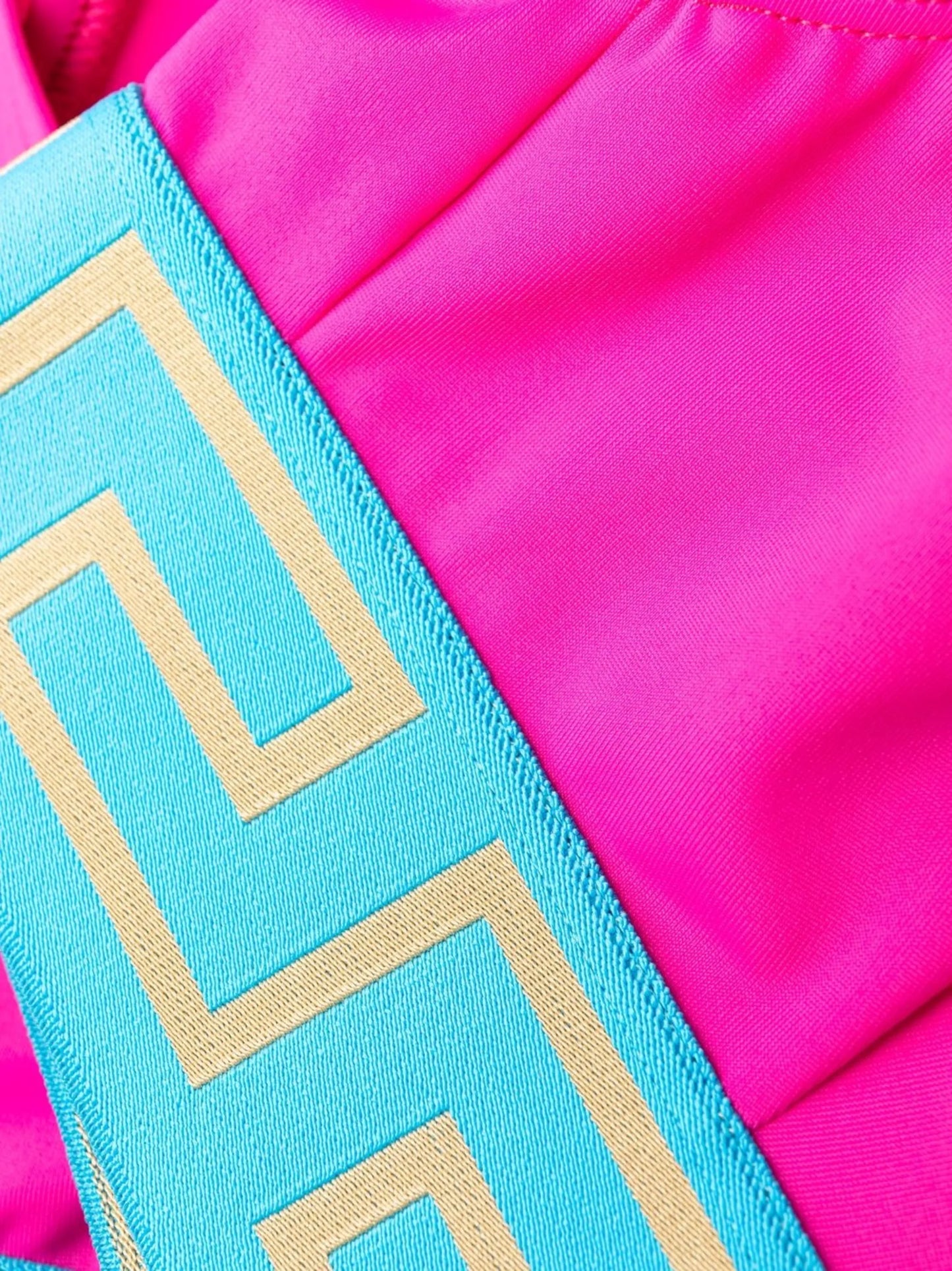 logo triangle bikini top