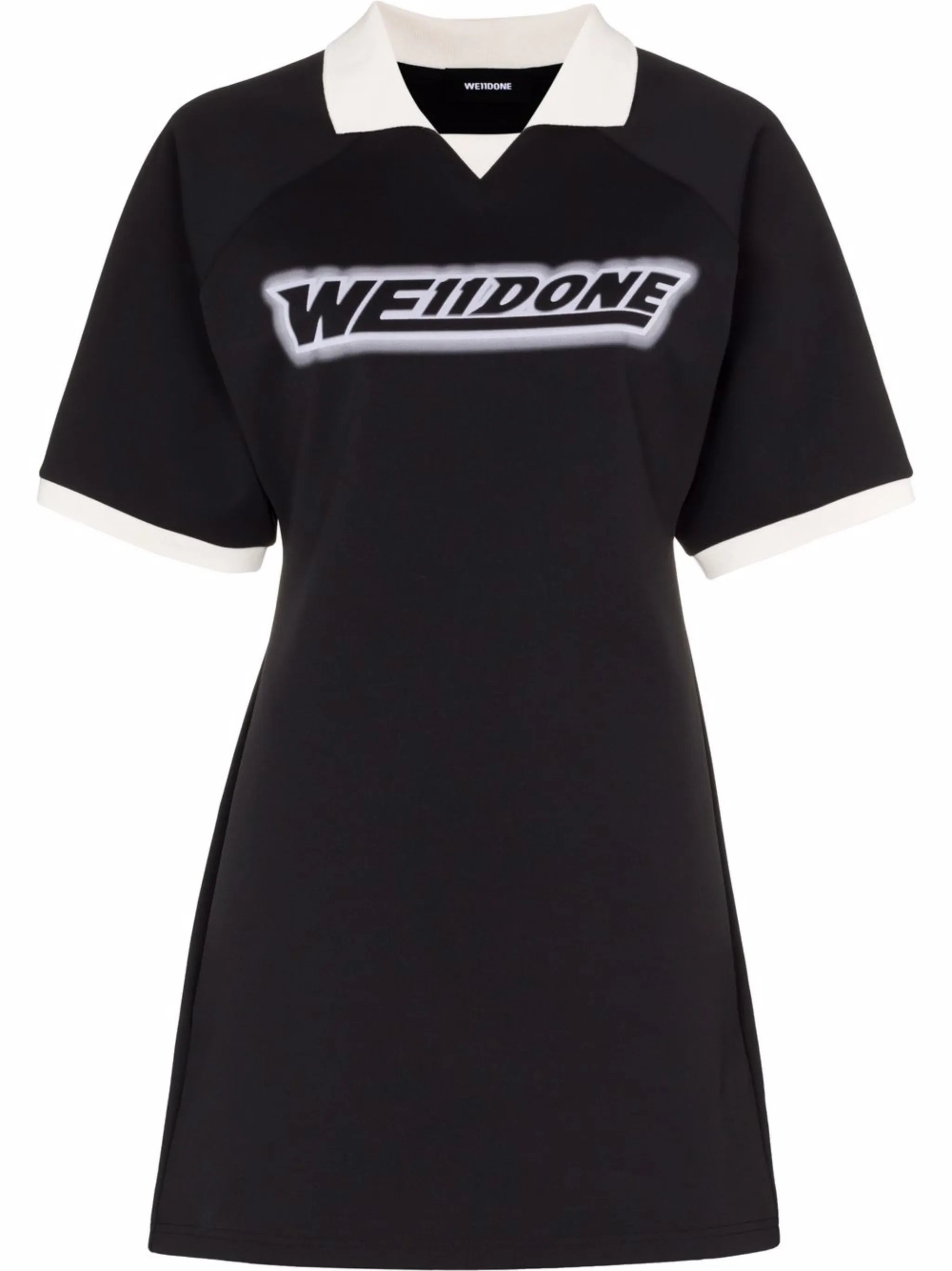 logo-print mini dress