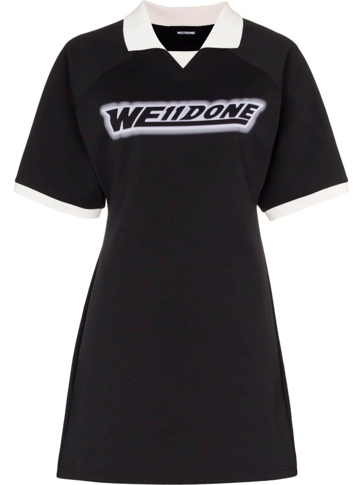logo-print mini dress