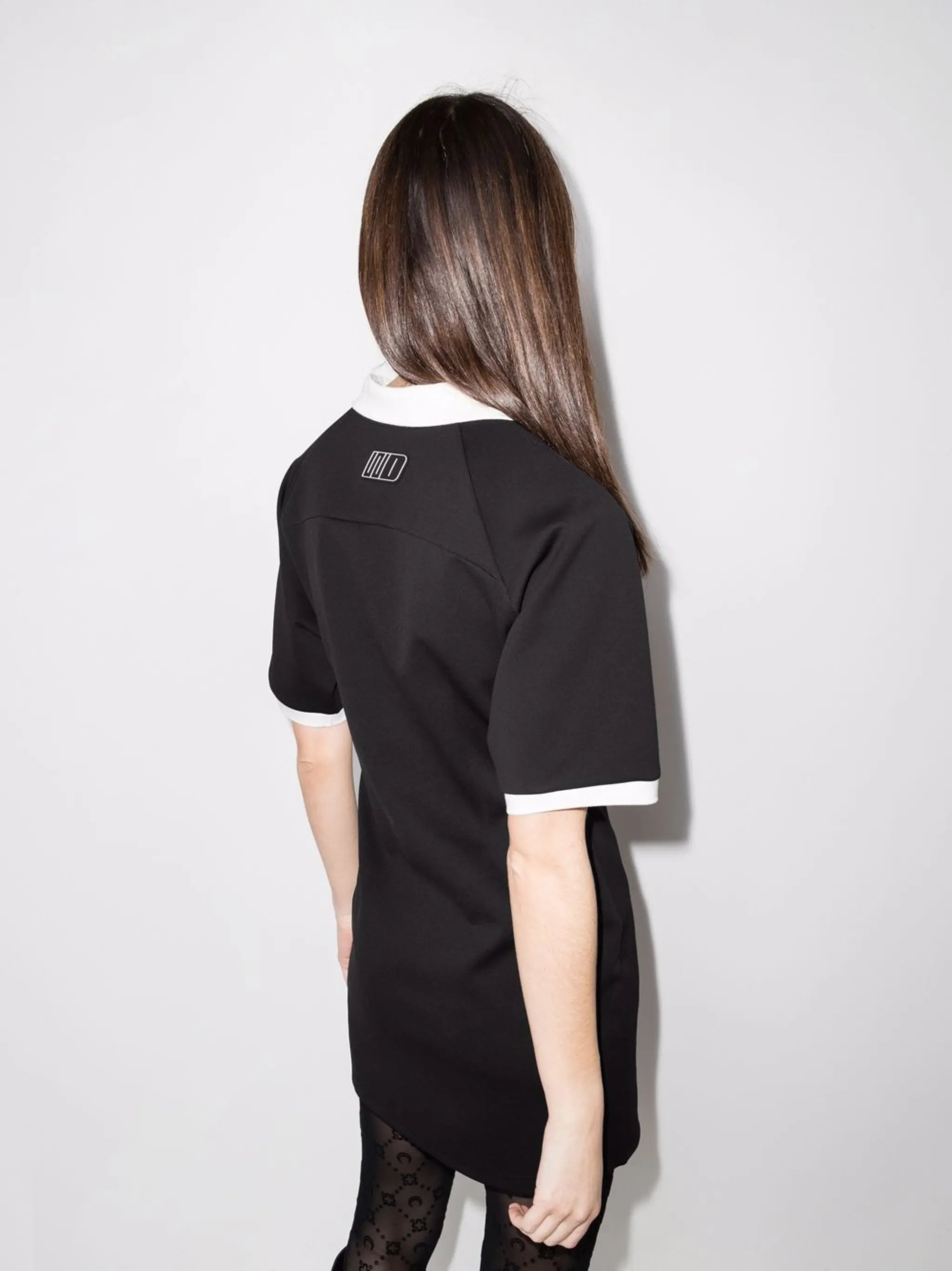 logo-print mini dress