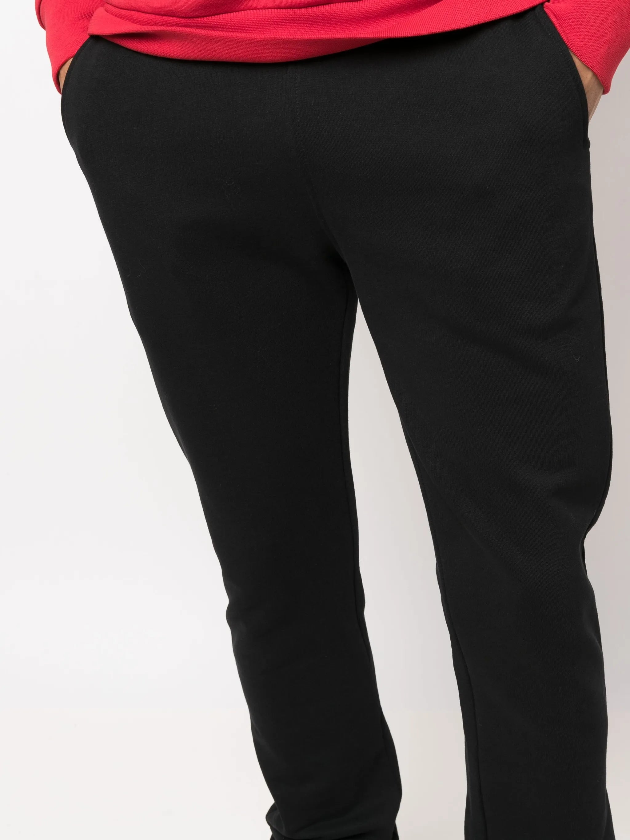 logo-tape track pants