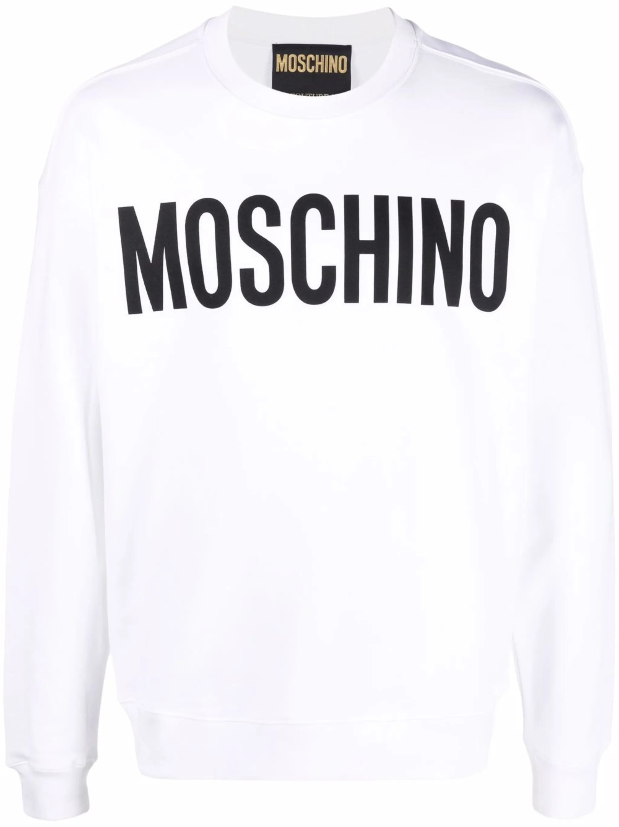 logo-print organic cotton sweatshirt