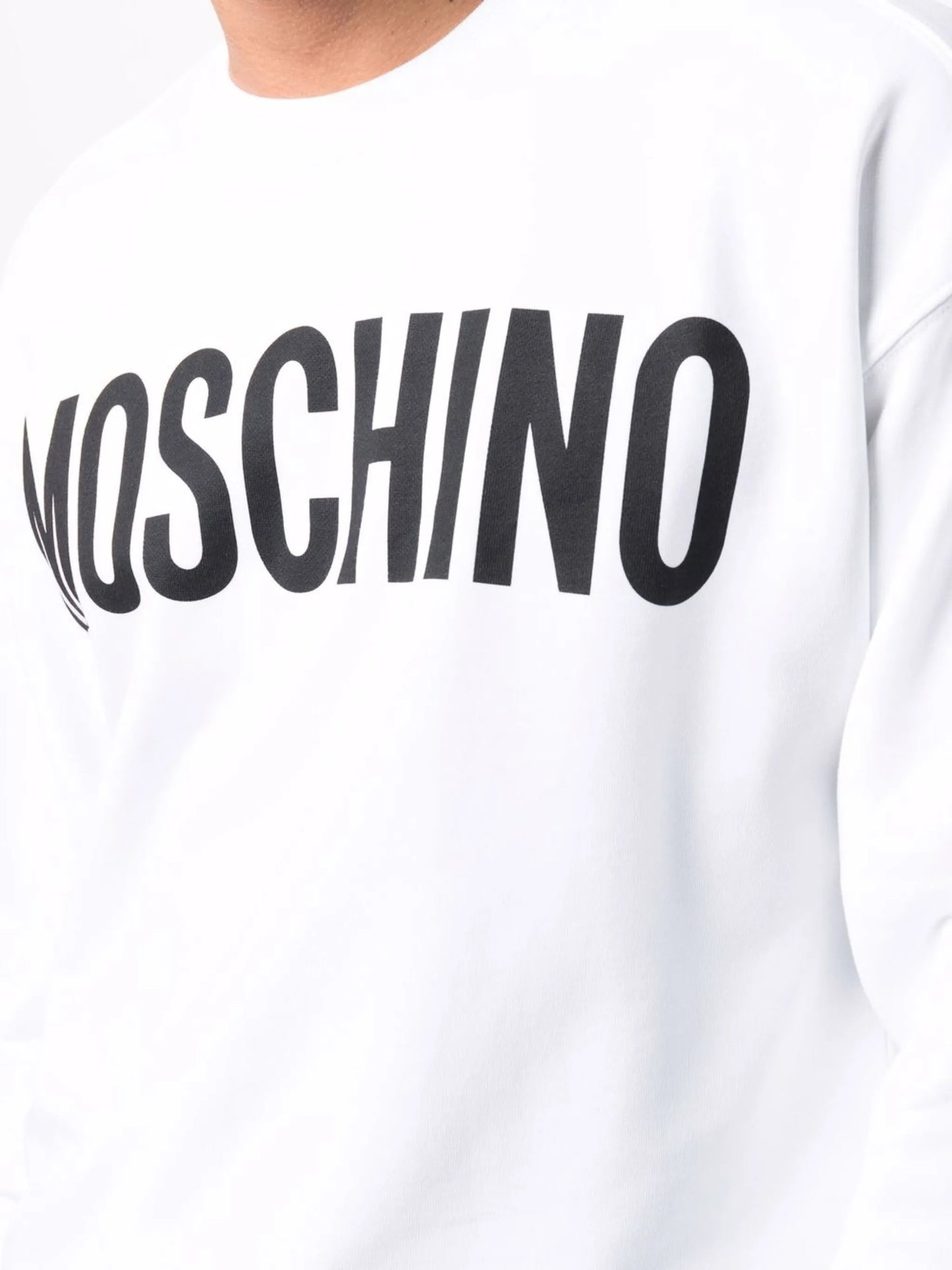 logo-print organic cotton sweatshirt