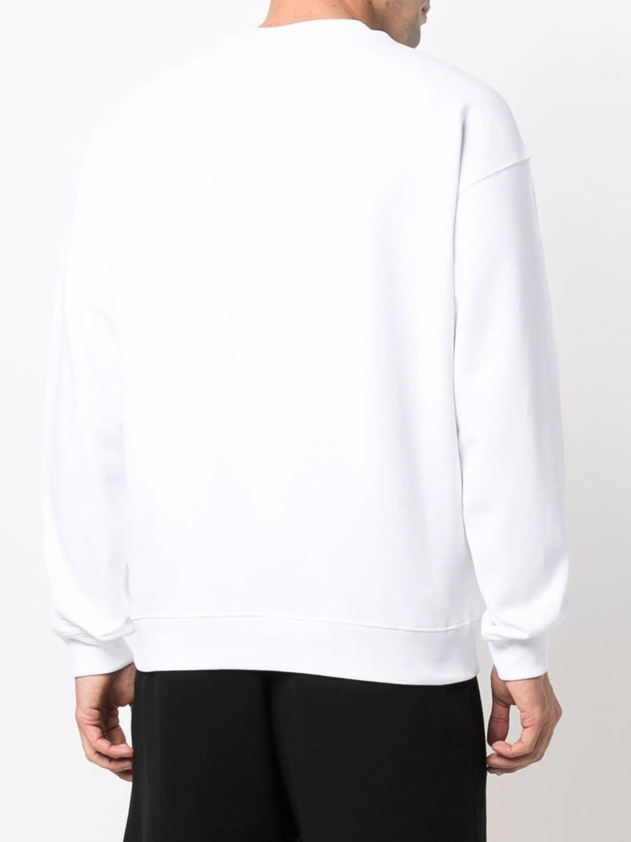 logo-print organic cotton sweatshirt