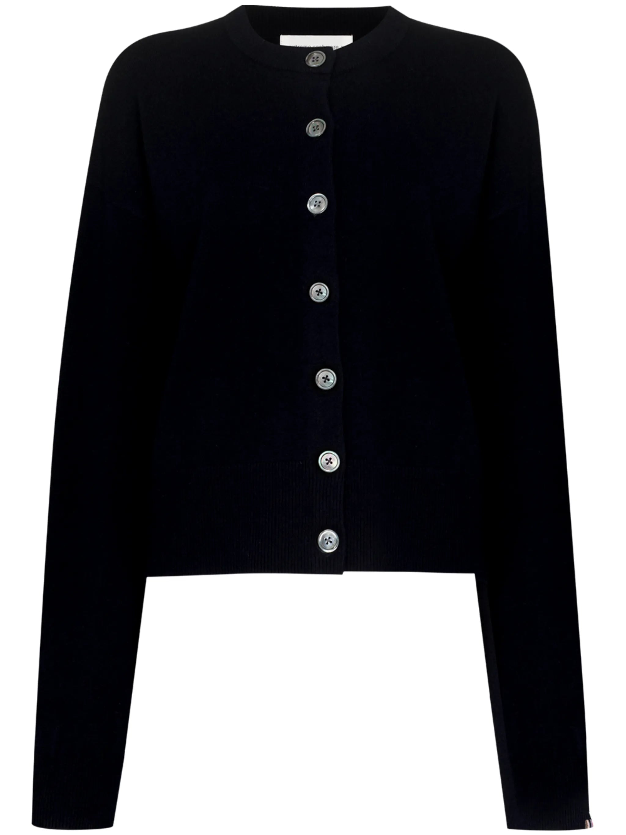 button-up cashmere-blend cardigan