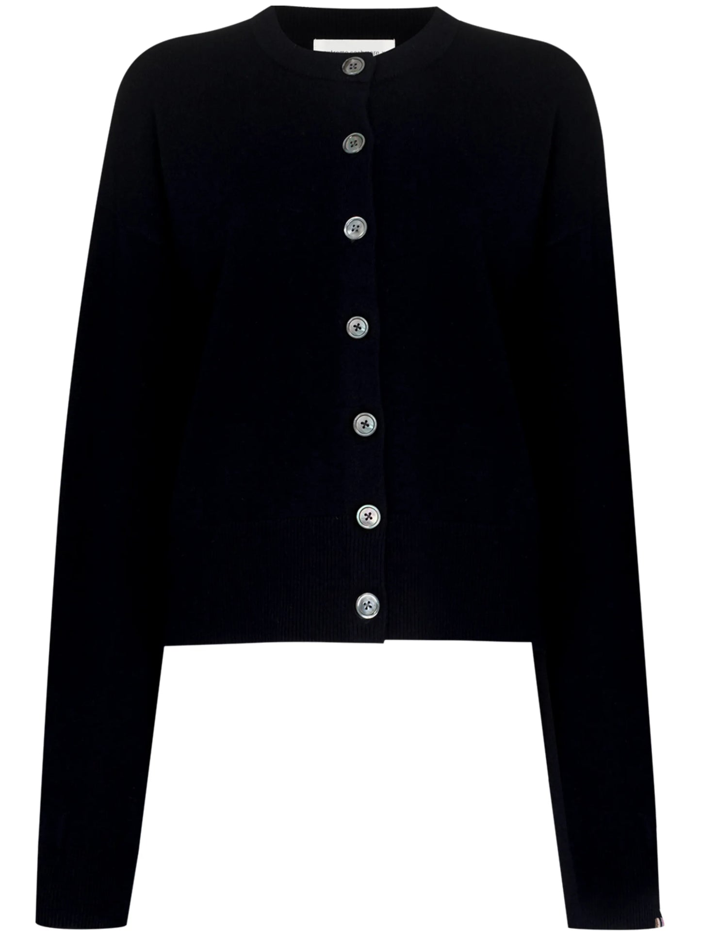 button-up cashmere-blend cardigan