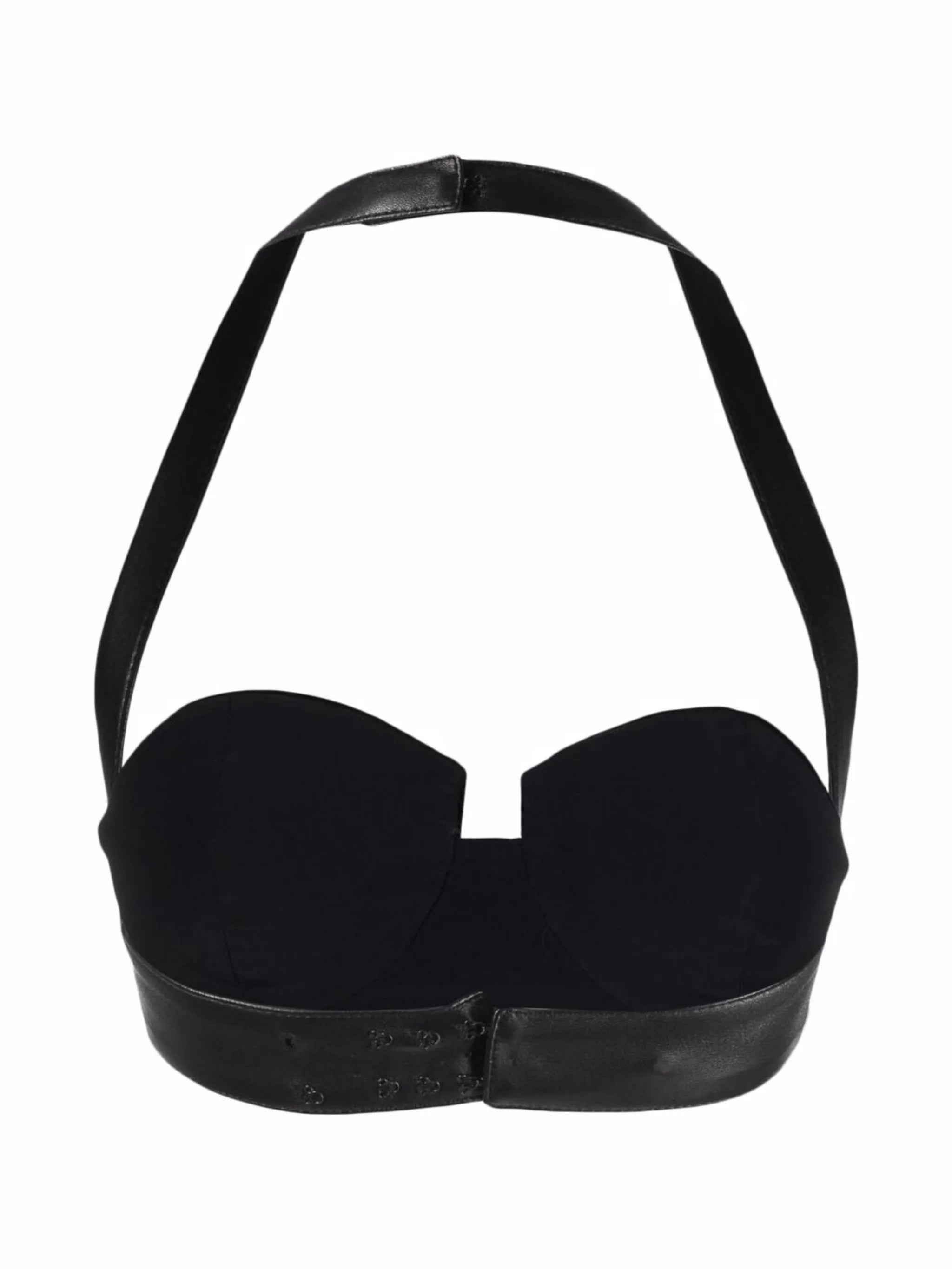 halterneck sweetheart-neck bra