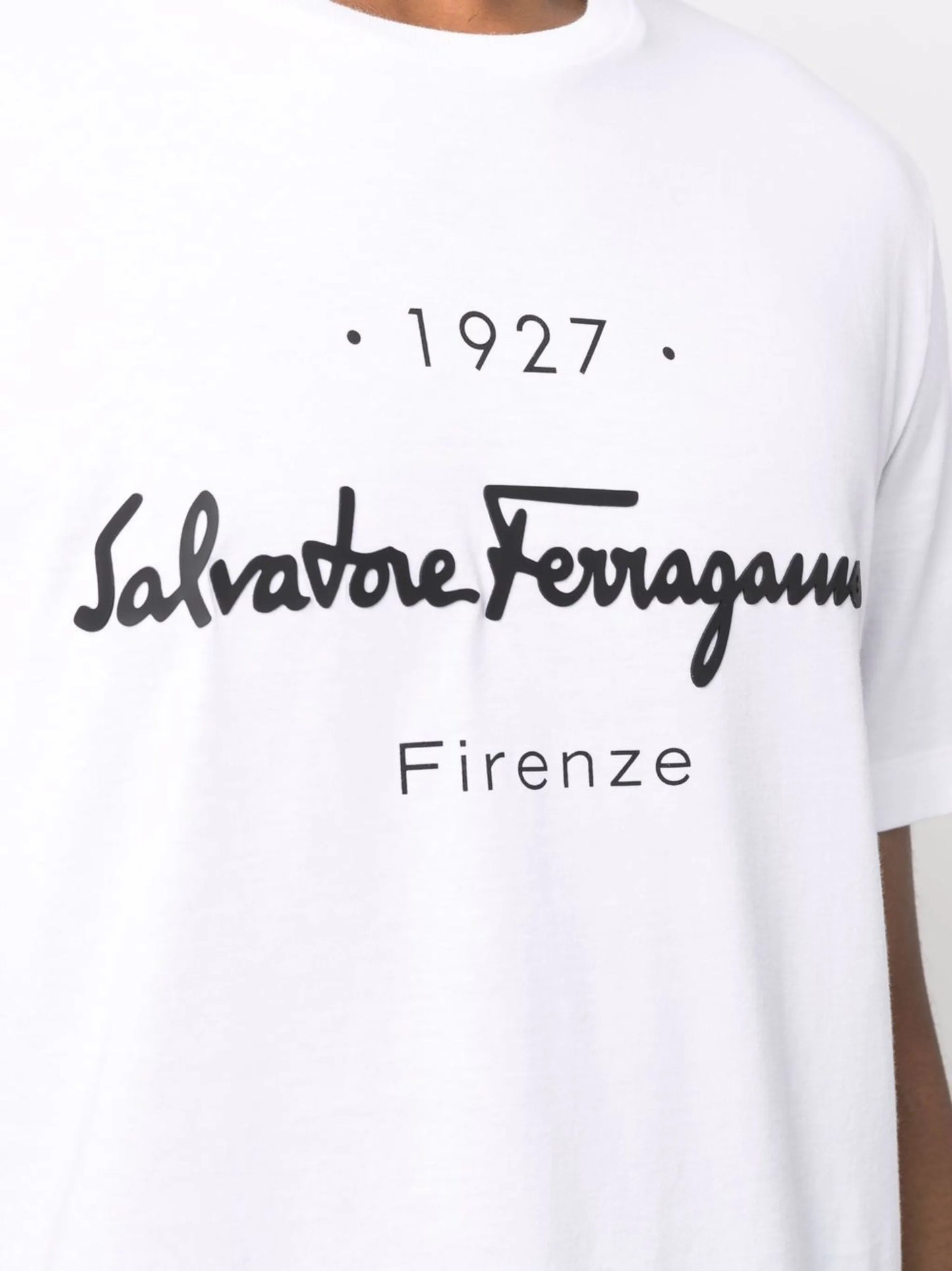 logo-print cotton T-shirt