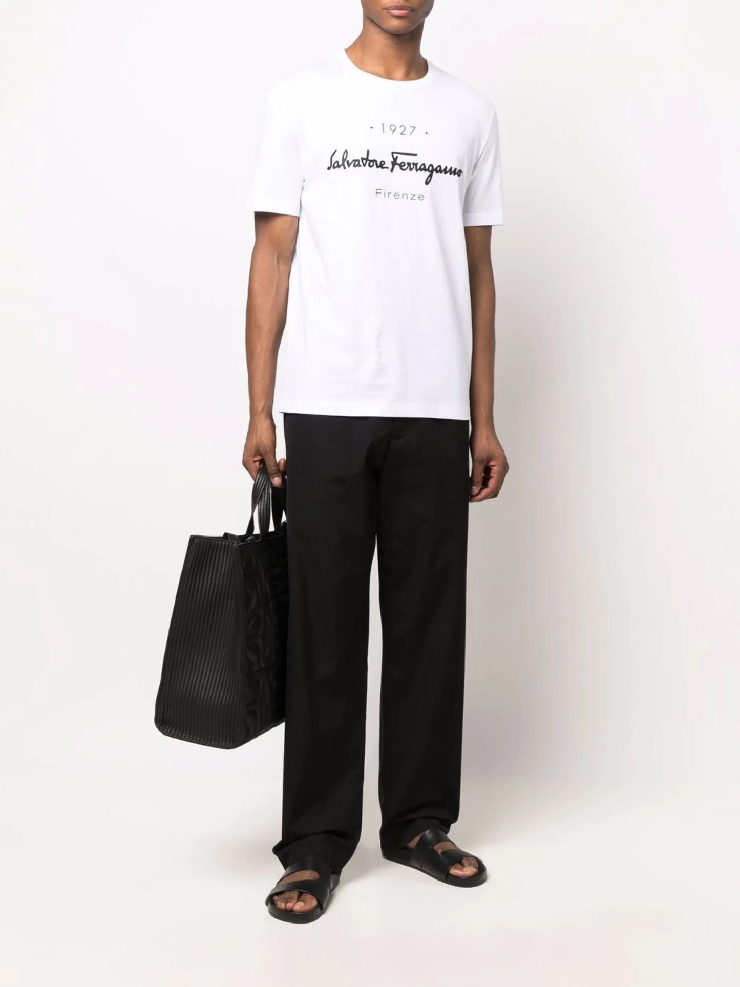logo-print cotton T-shirt