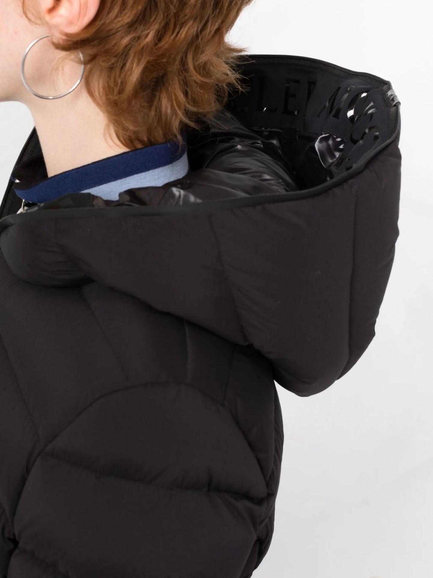 logo-patch padded jacket