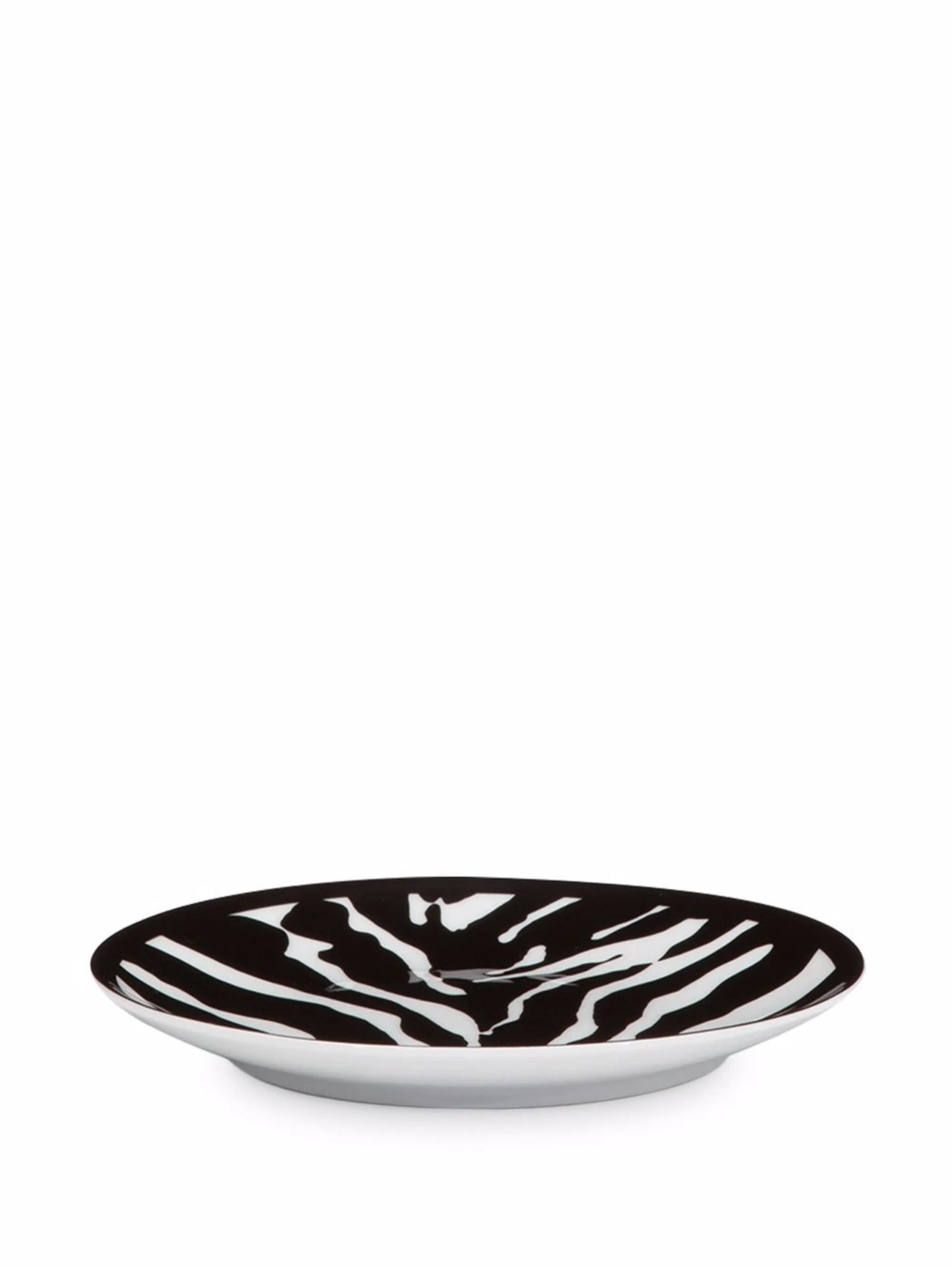 zebra-print porcelain bread plates (set of 2)